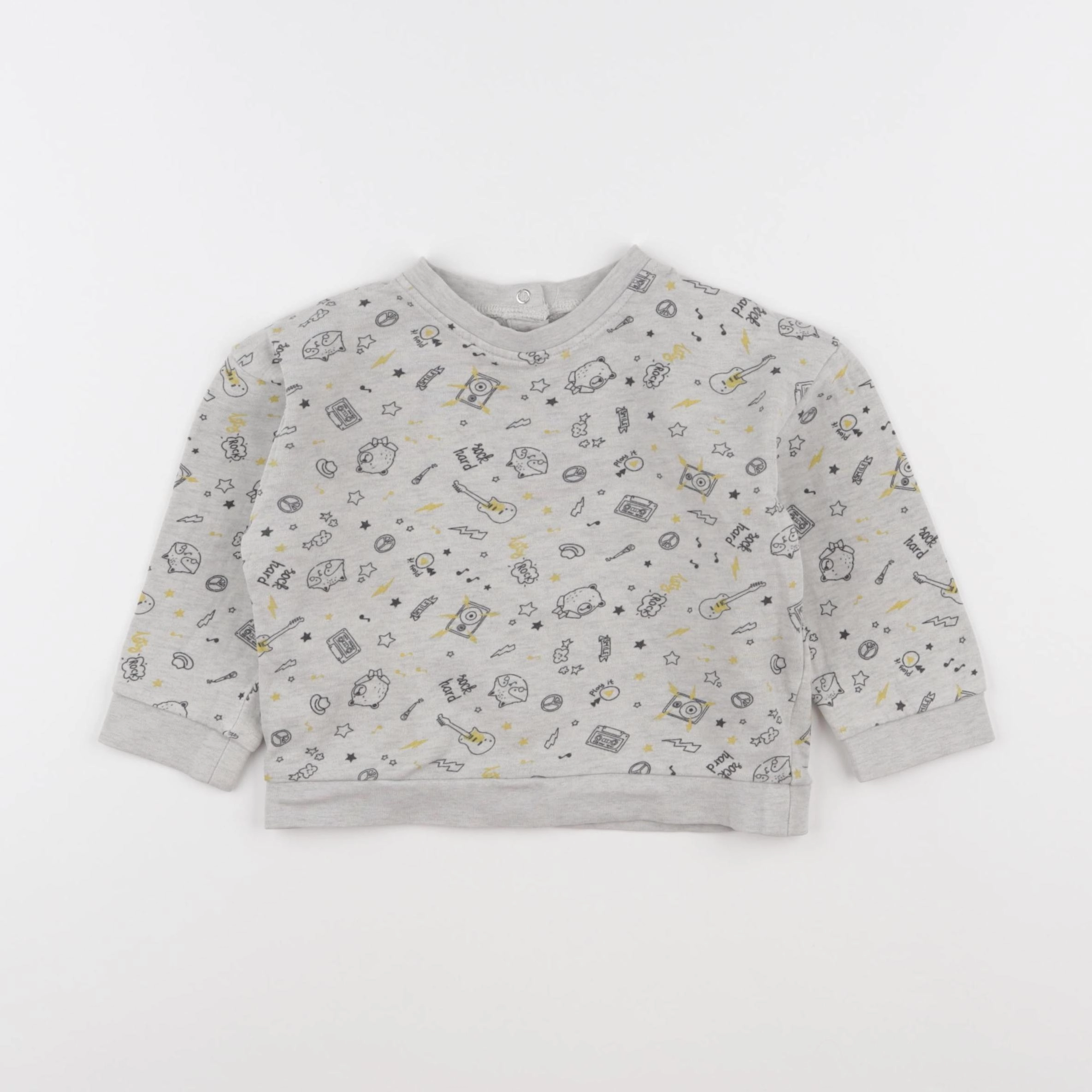 Vertbaudet - sweat gris - 2 ans