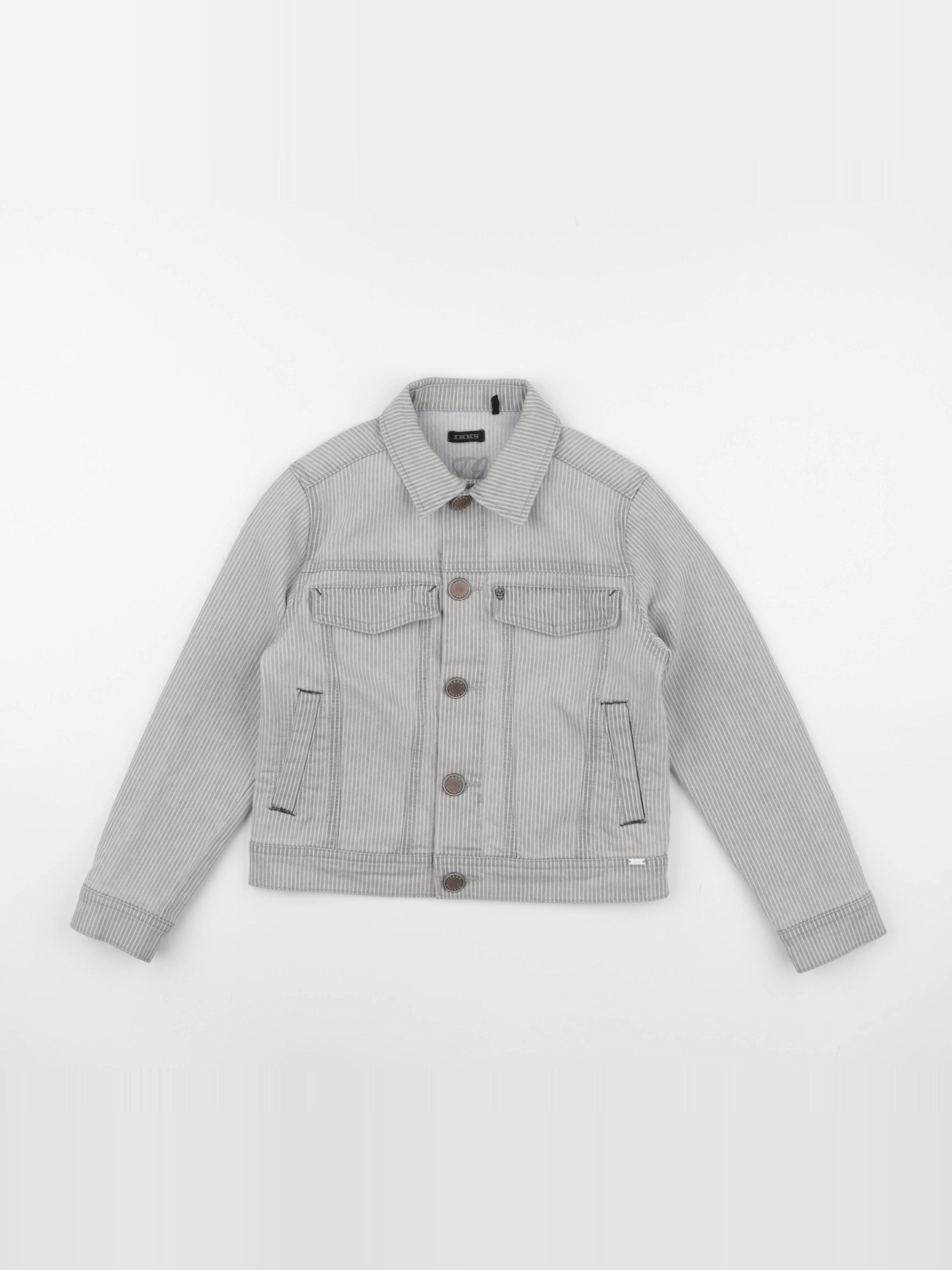 IKKS - veste gris - 8 ans