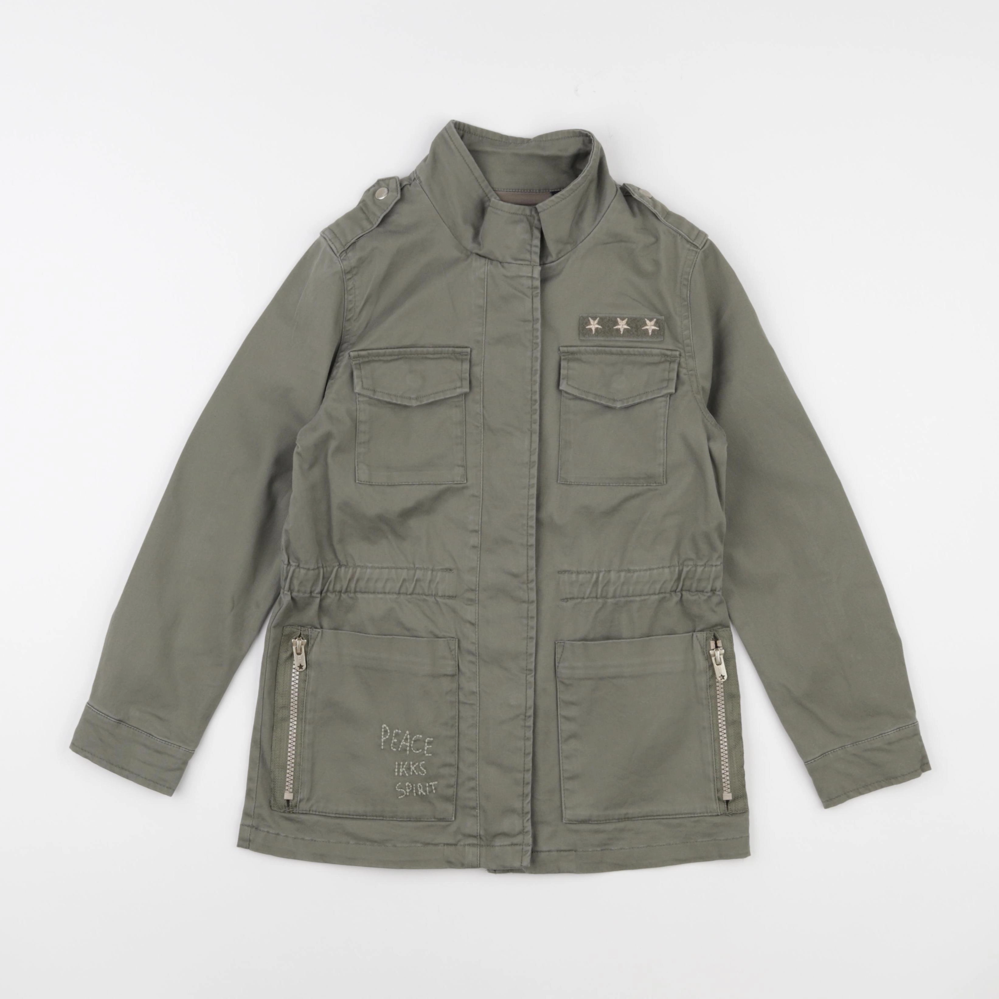 IKKS - veste vert - 8 ans