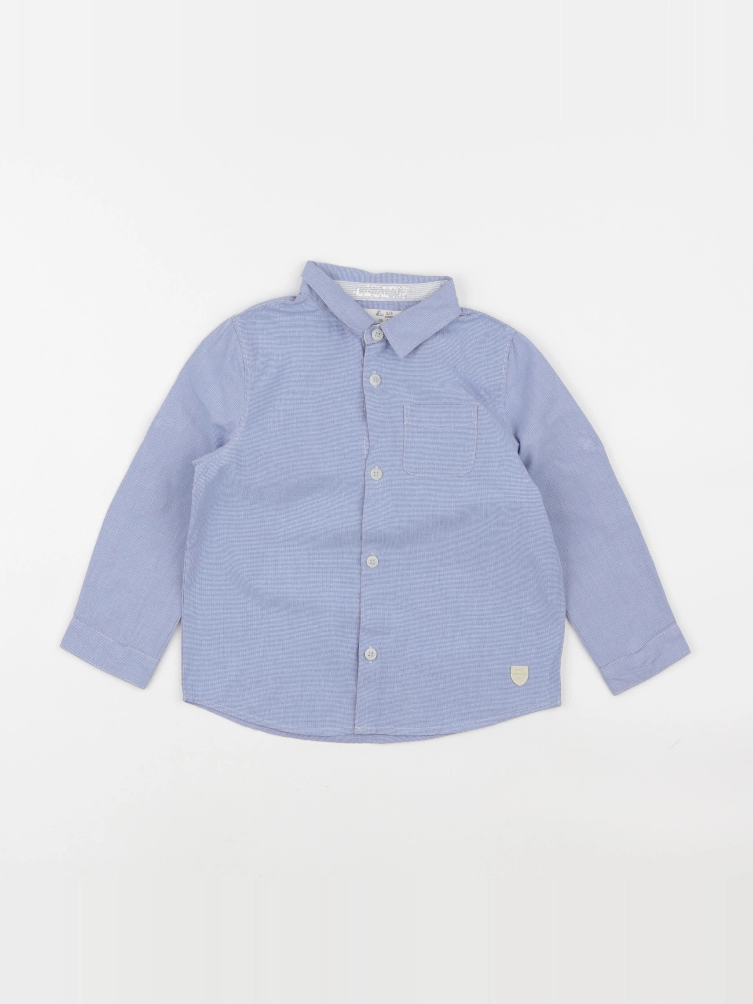Zara - chemise bleu - 2/3 ans