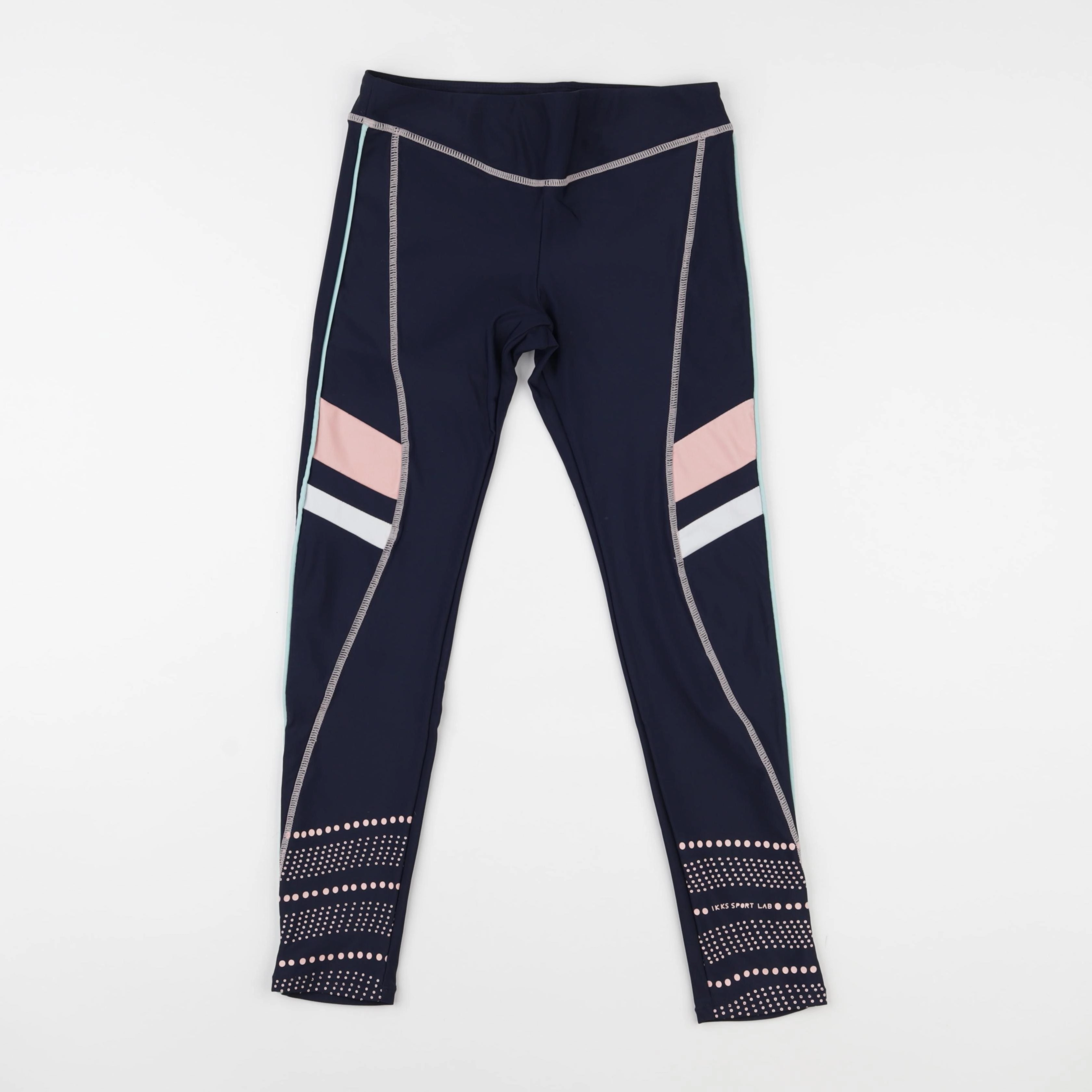 IKKS - legging bleu - 10 ans