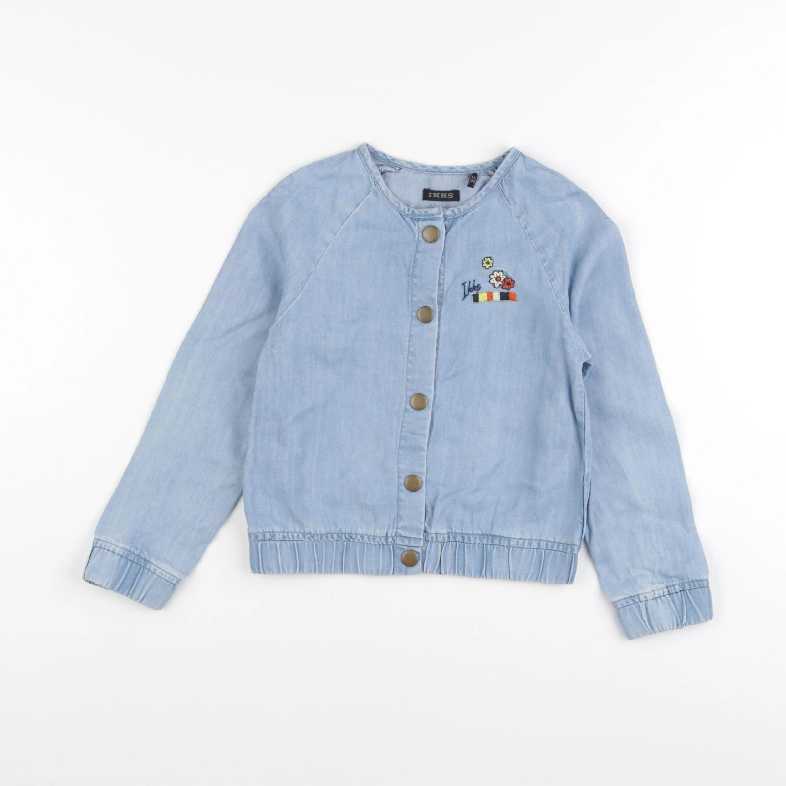 IKKS - veste imprimé au dos bleu - 4 ans