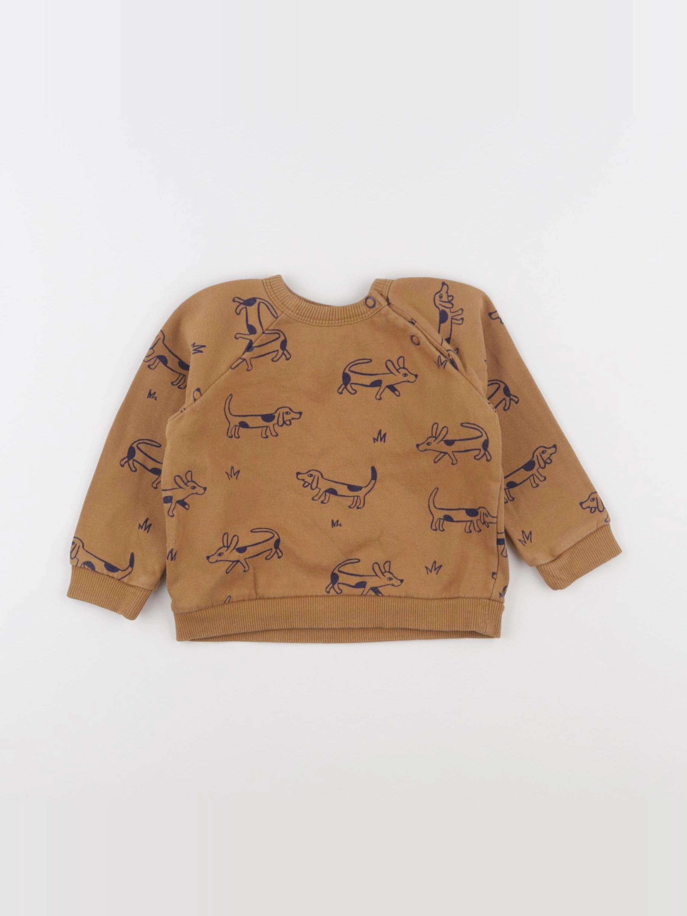 Boutchou - sweat marron - 24 mois