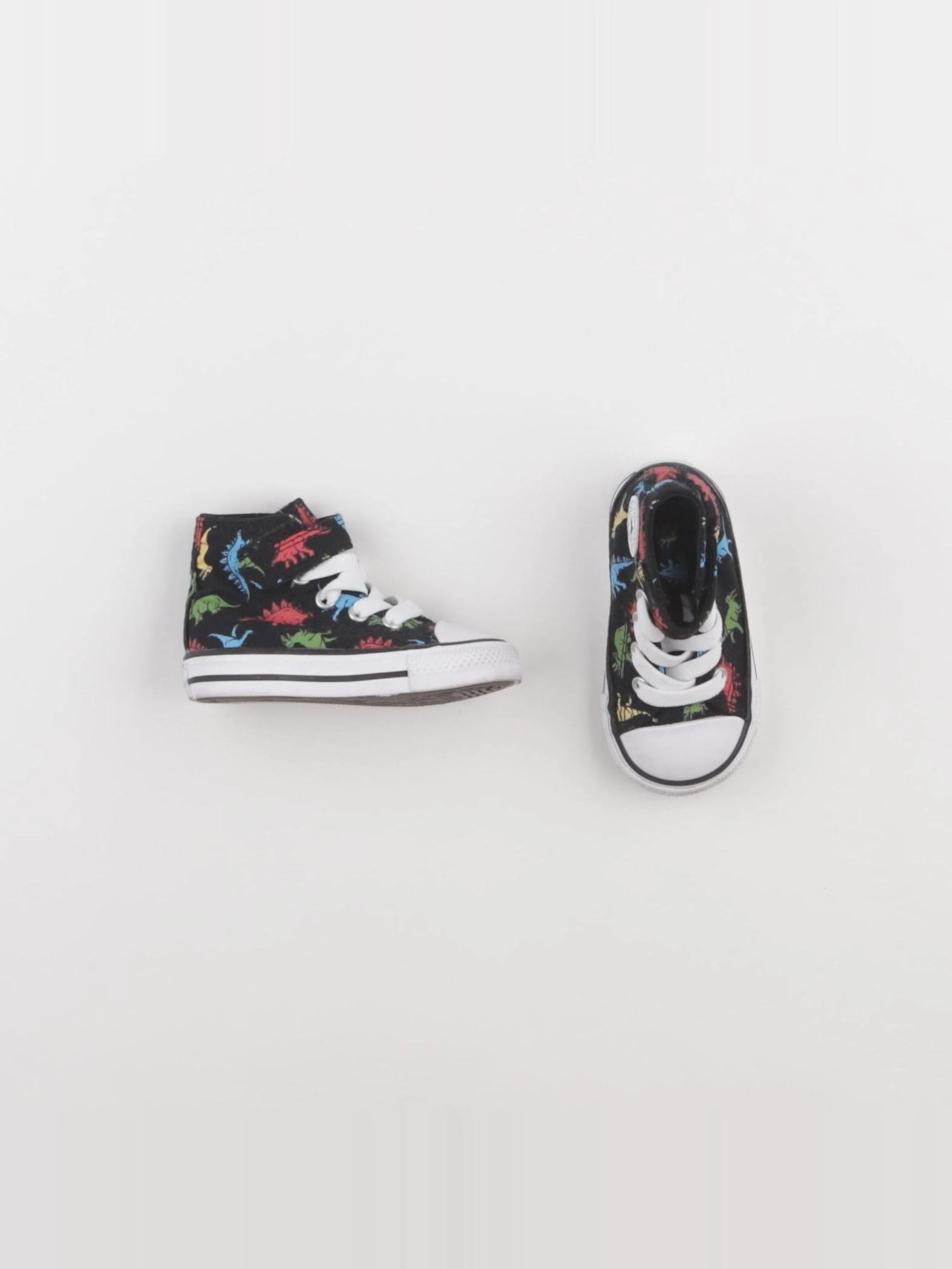 Converse - tennis à scratch/ lacets noir - pointure 20