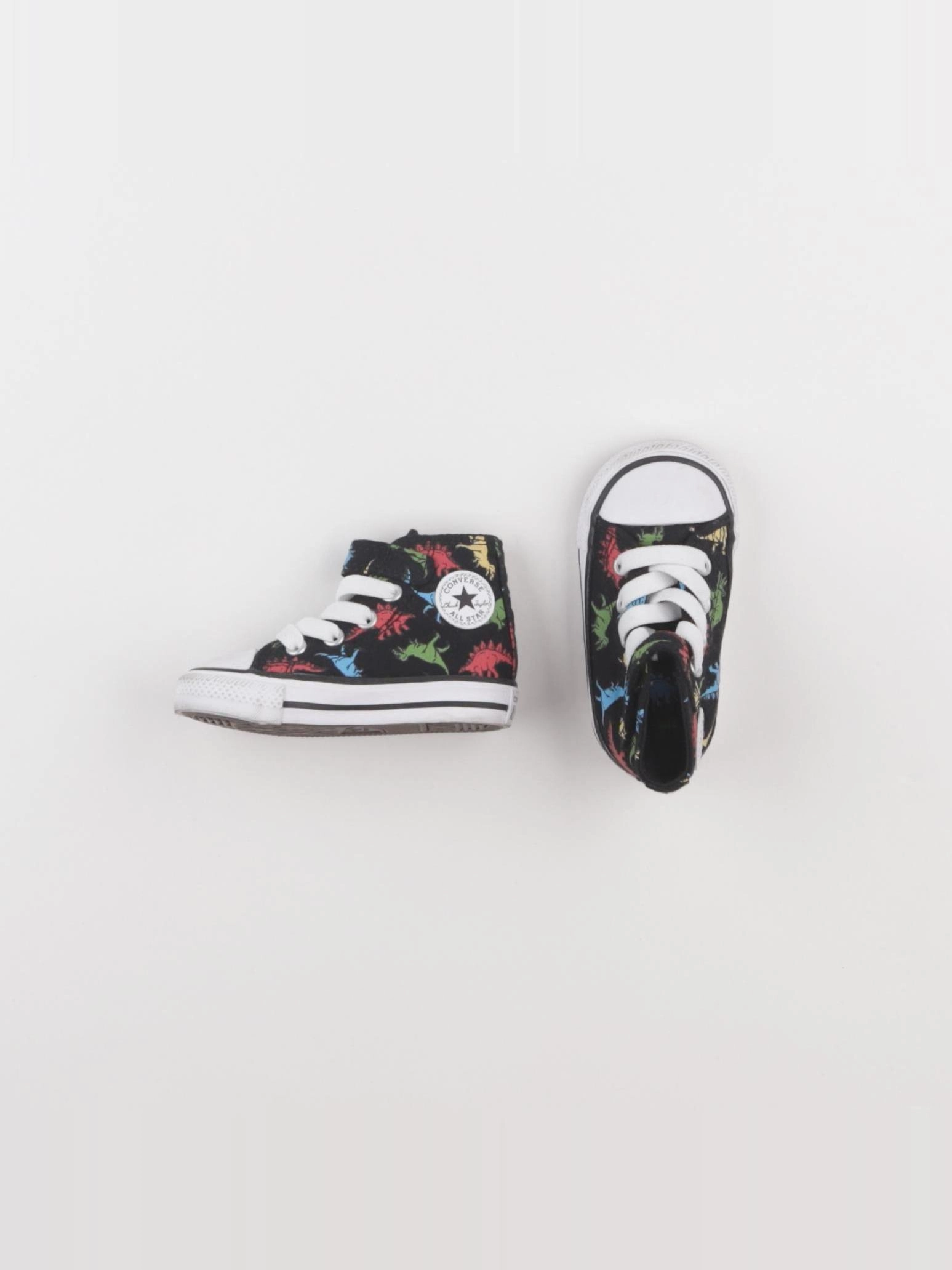 Converse - tennis à scratch/ lacets noir - pointure 20