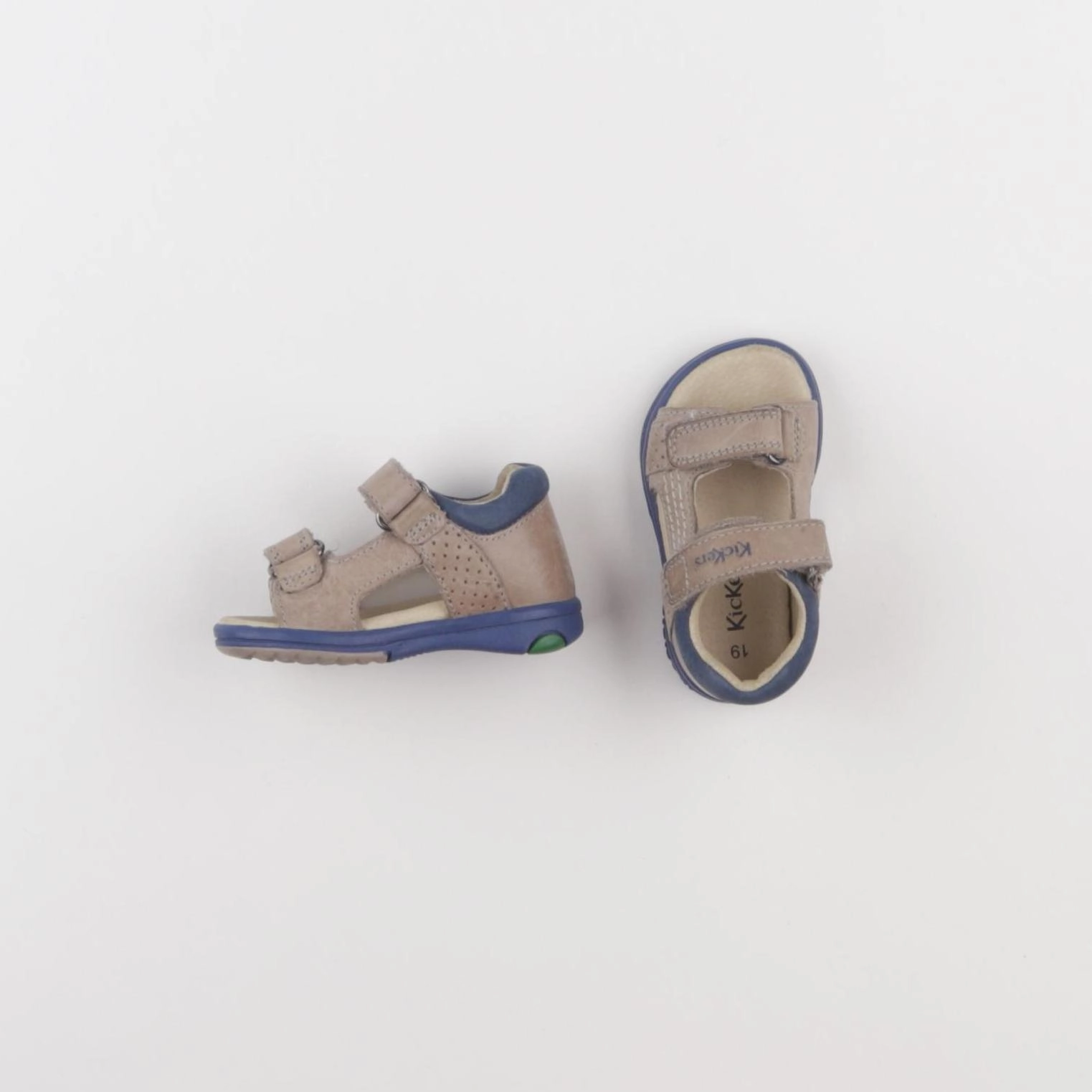 Kickers - sandales marron - pointure 19