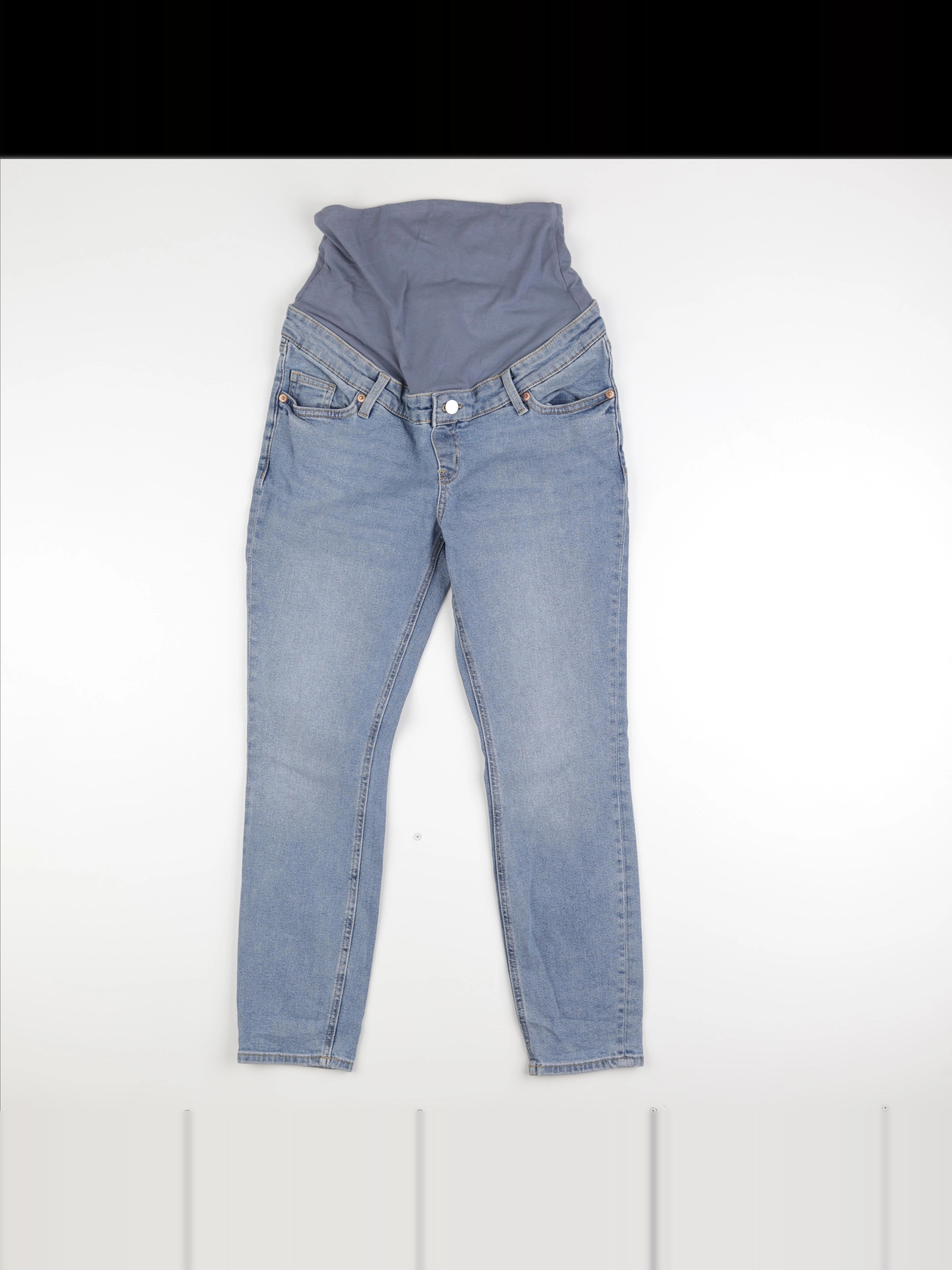 H&M - jean grossesse bleu - s