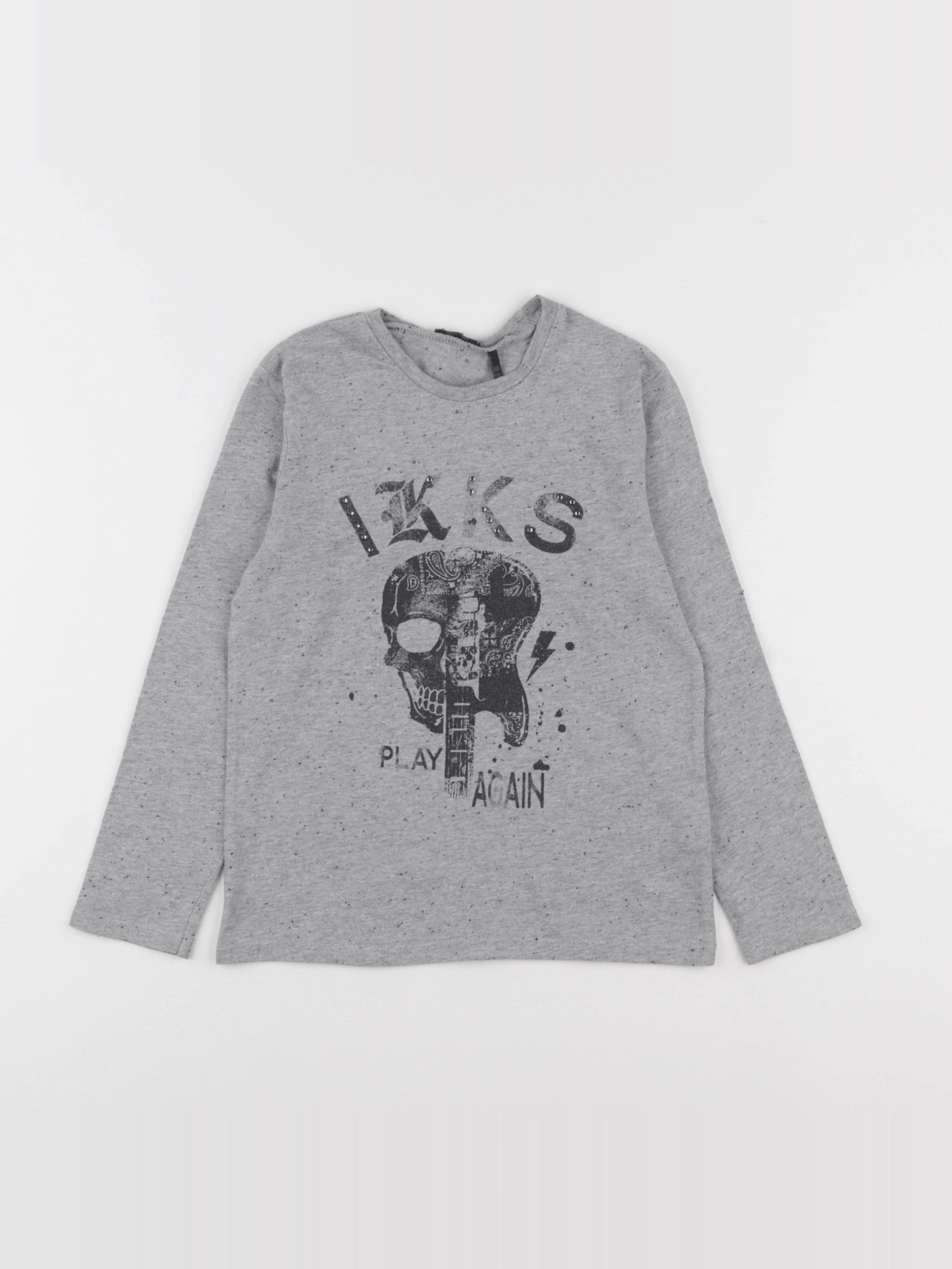 IKKS - tee-shirt gris - 6 ans