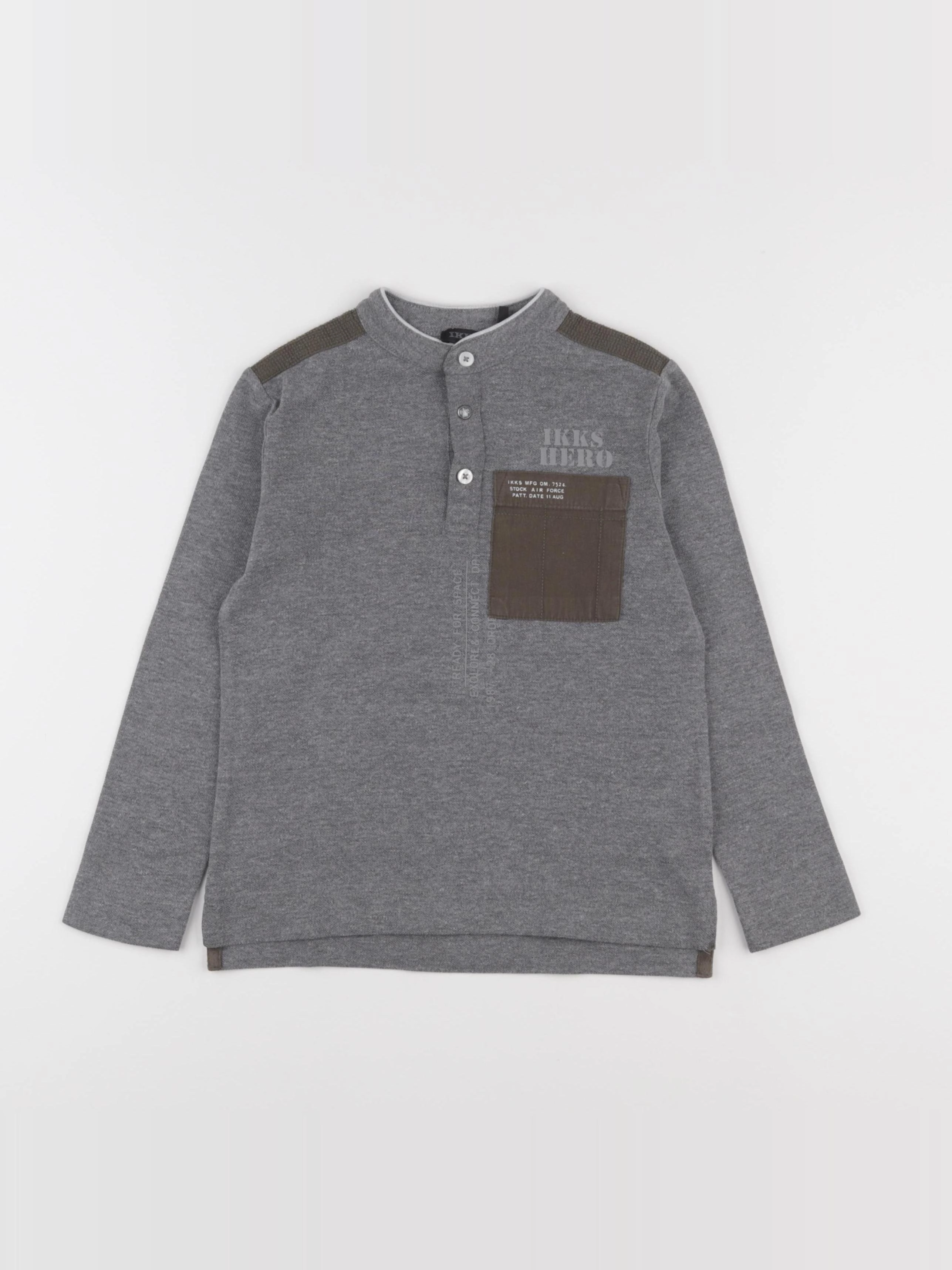 IKKS - polo gris - 6 ans