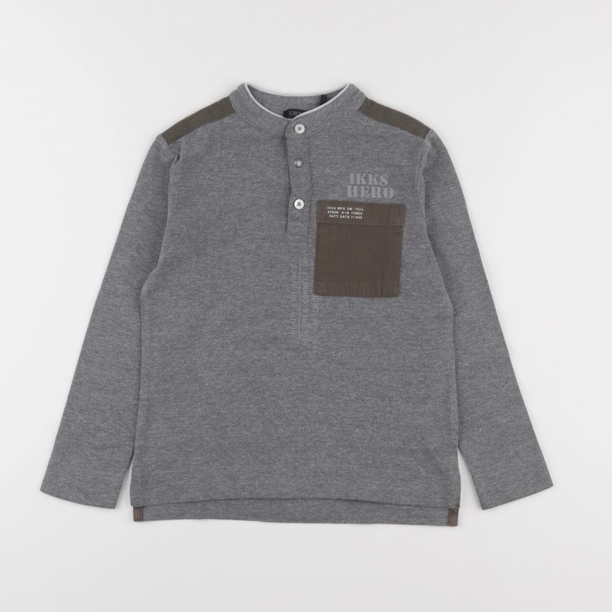 IKKS - polo gris - 6 ans
