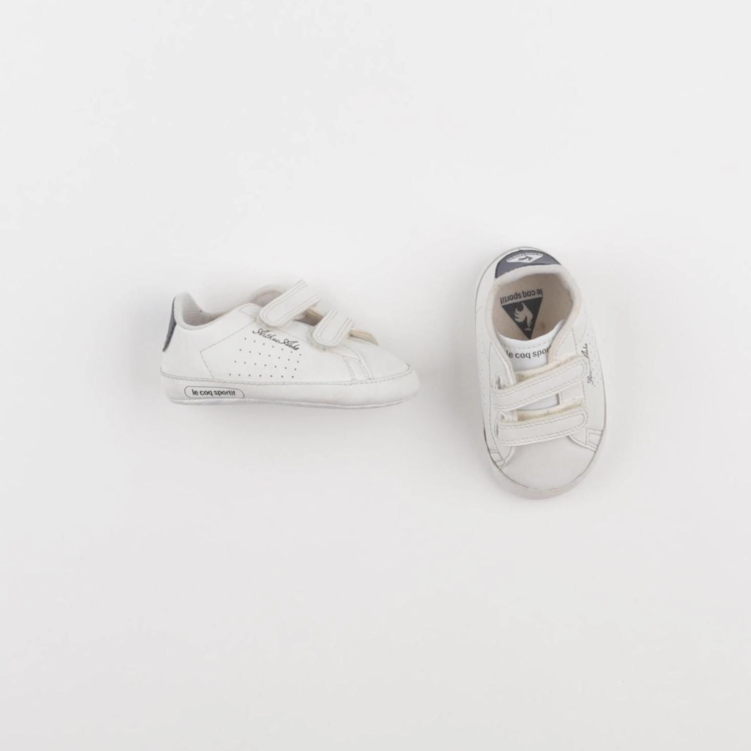Le Coq Sportif - chaussons blanc - pointure 18