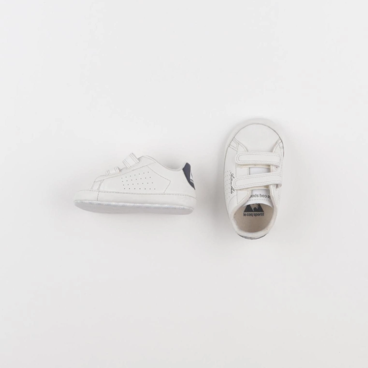 Le Coq Sportif - chaussons blanc - pointure 18