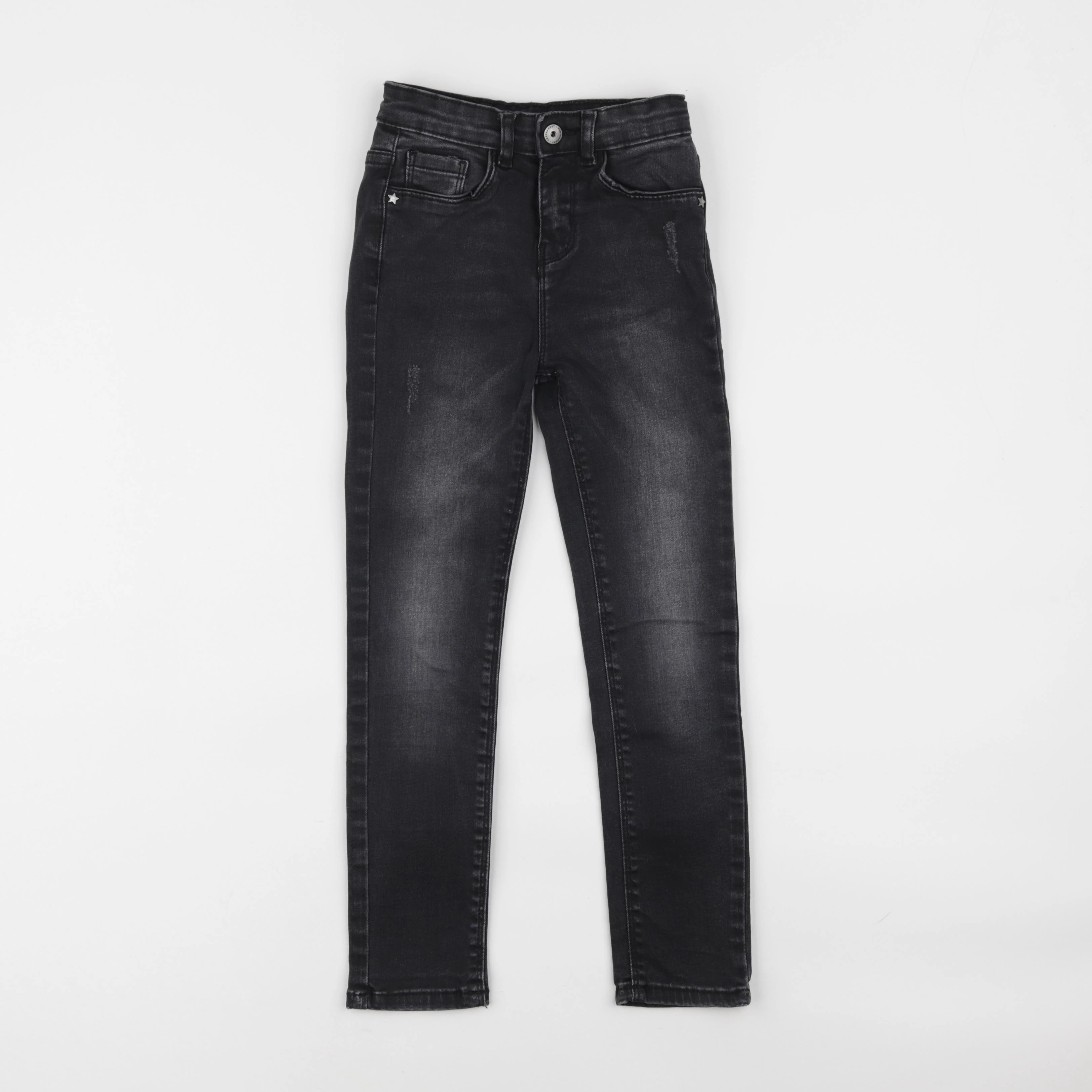 Vertbaudet - jean noir - 7 ans
