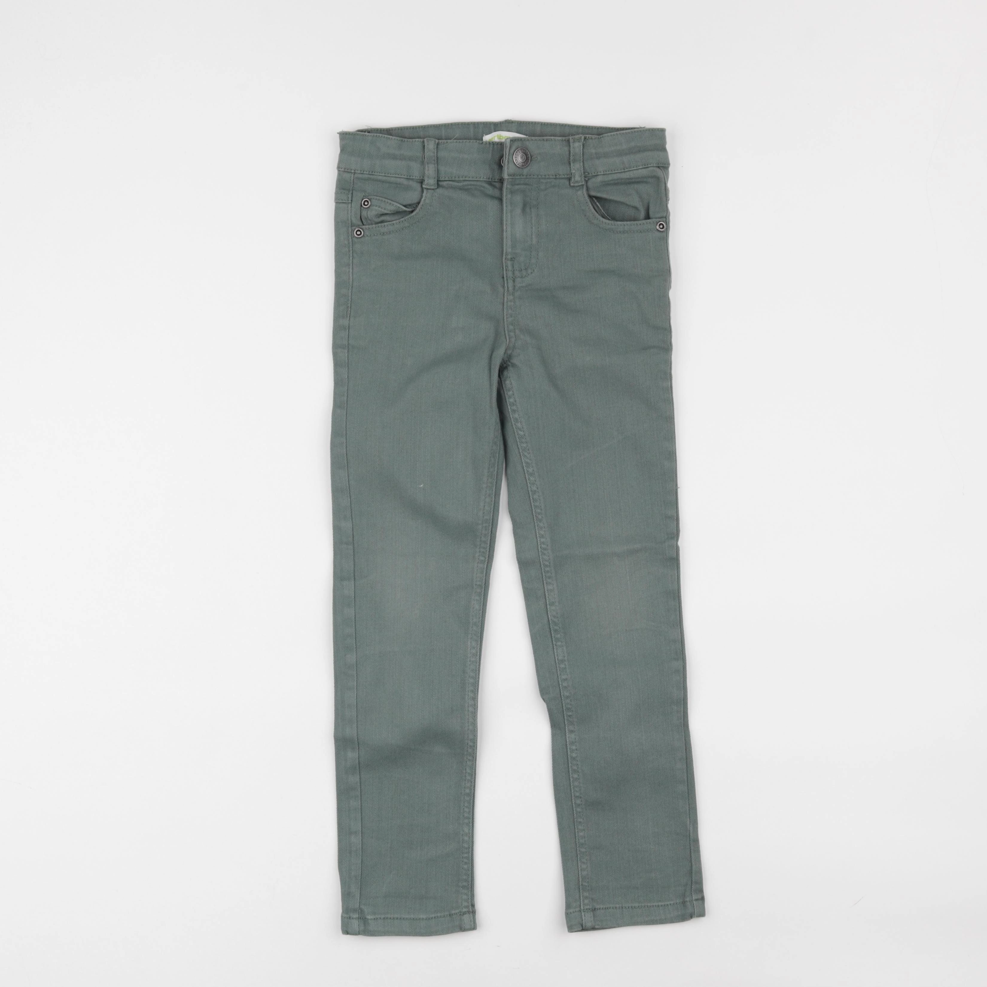 Vertbaudet - jean vert - 6 ans