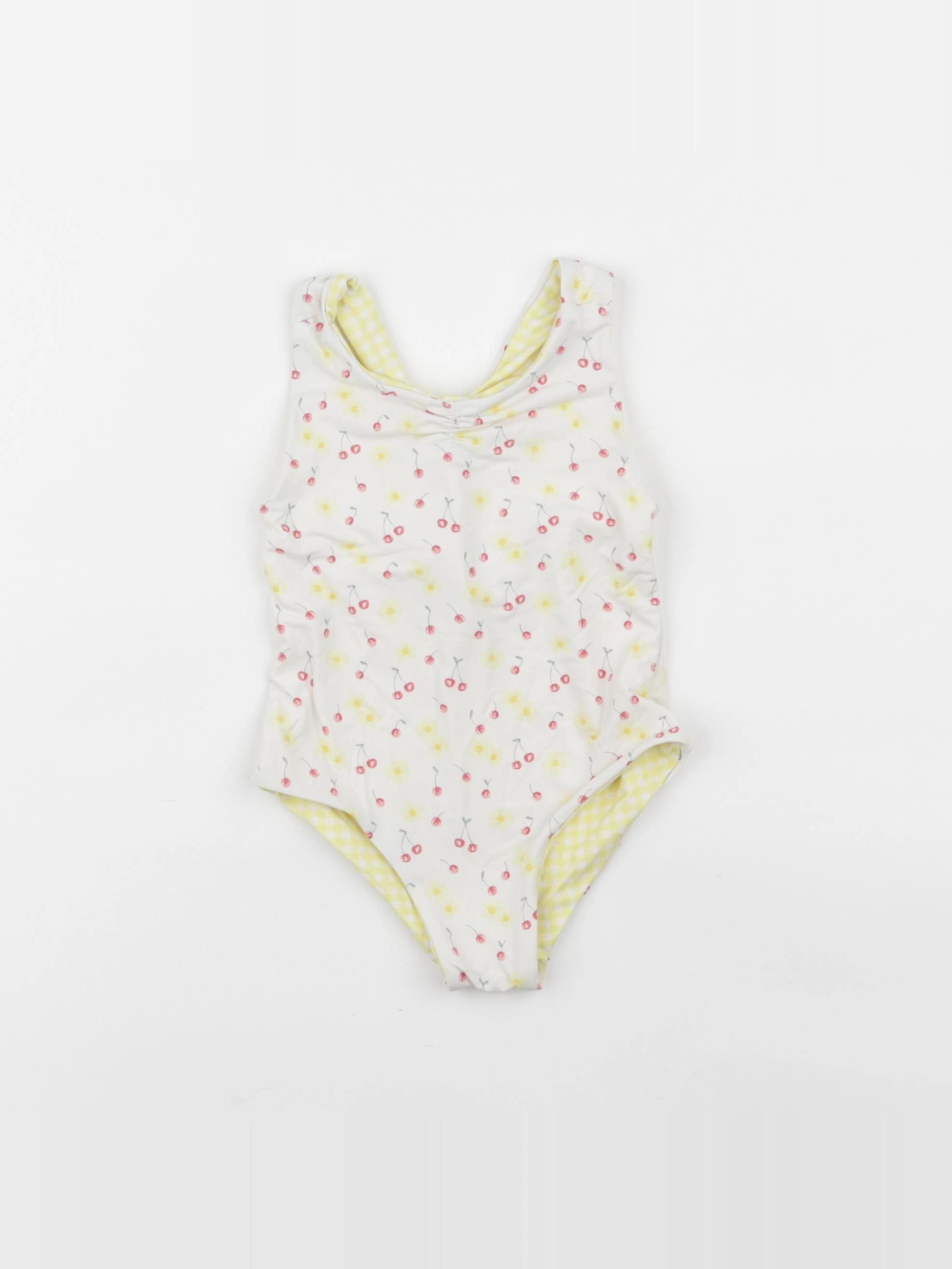 Vertbaudet - maillot de bain jaune - 2 ans