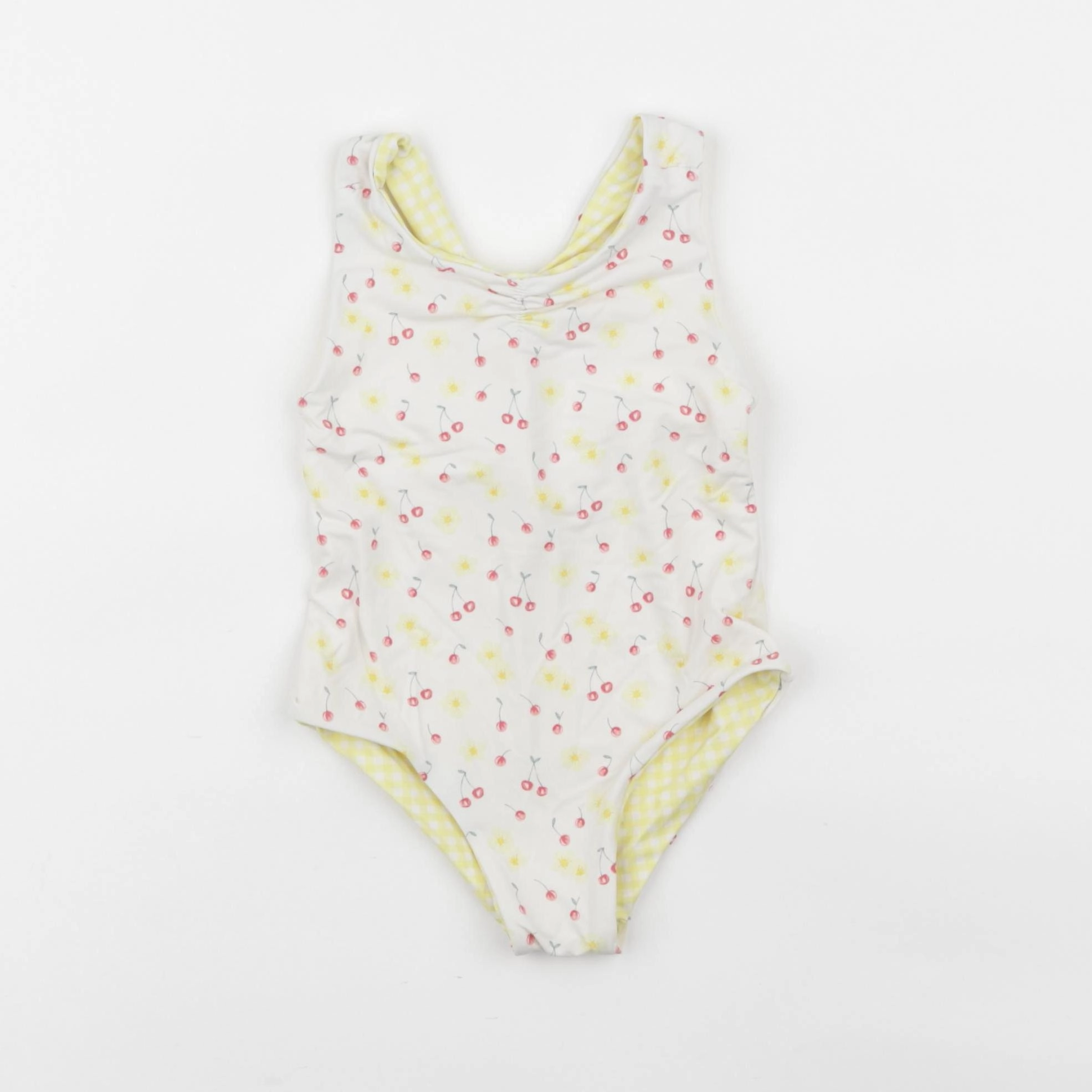 Vertbaudet - maillot de bain jaune - 2 ans