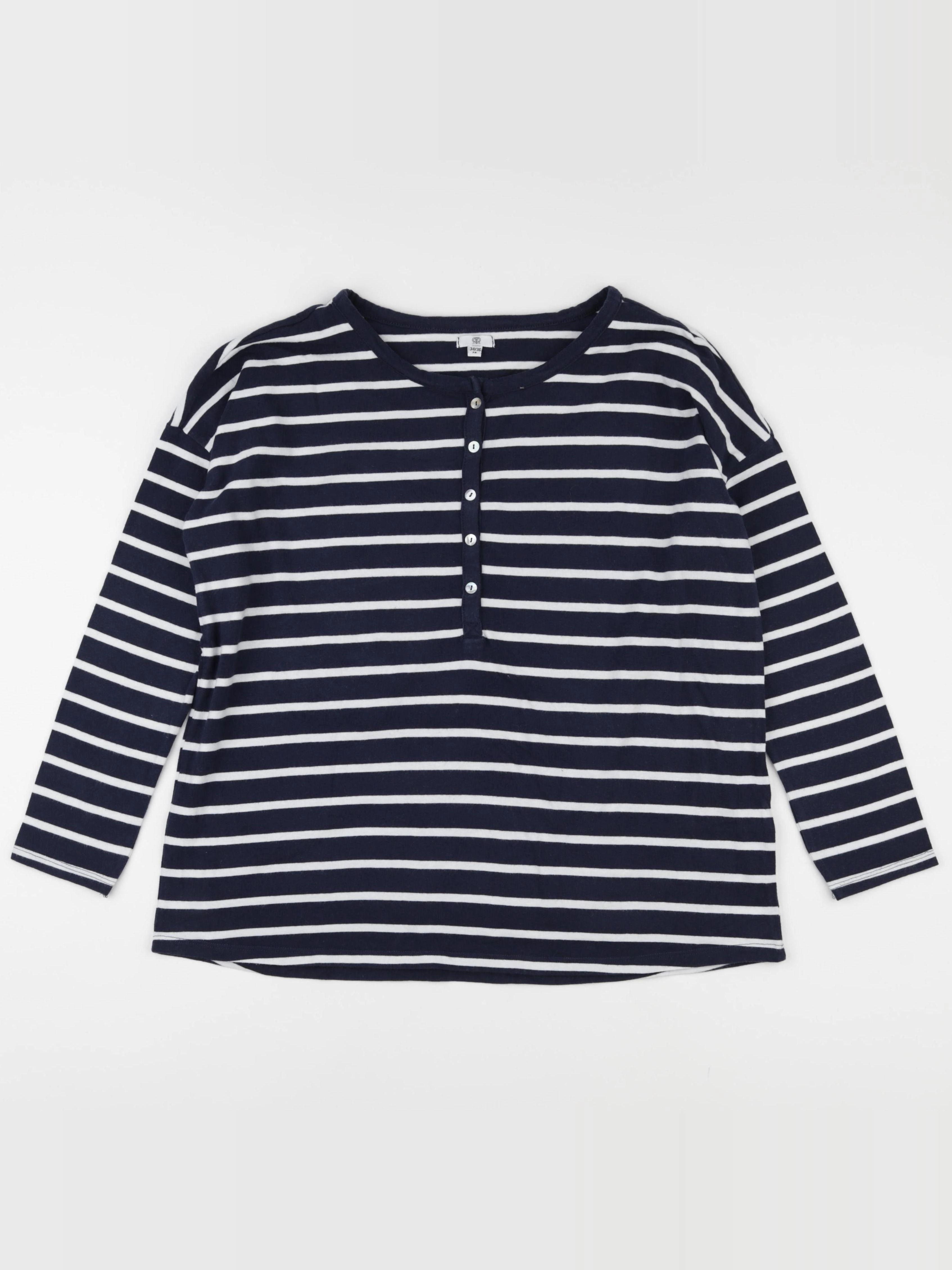 La redoute - tee-shirt grossesse bleu - 34 à 36