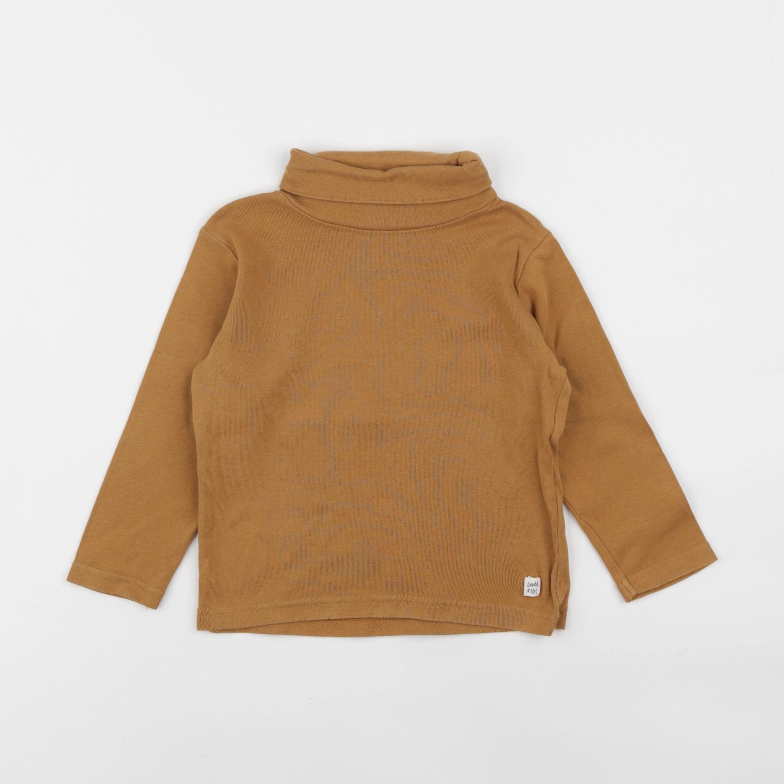 Vertbaudet - sous-pull marron - 4 ans
