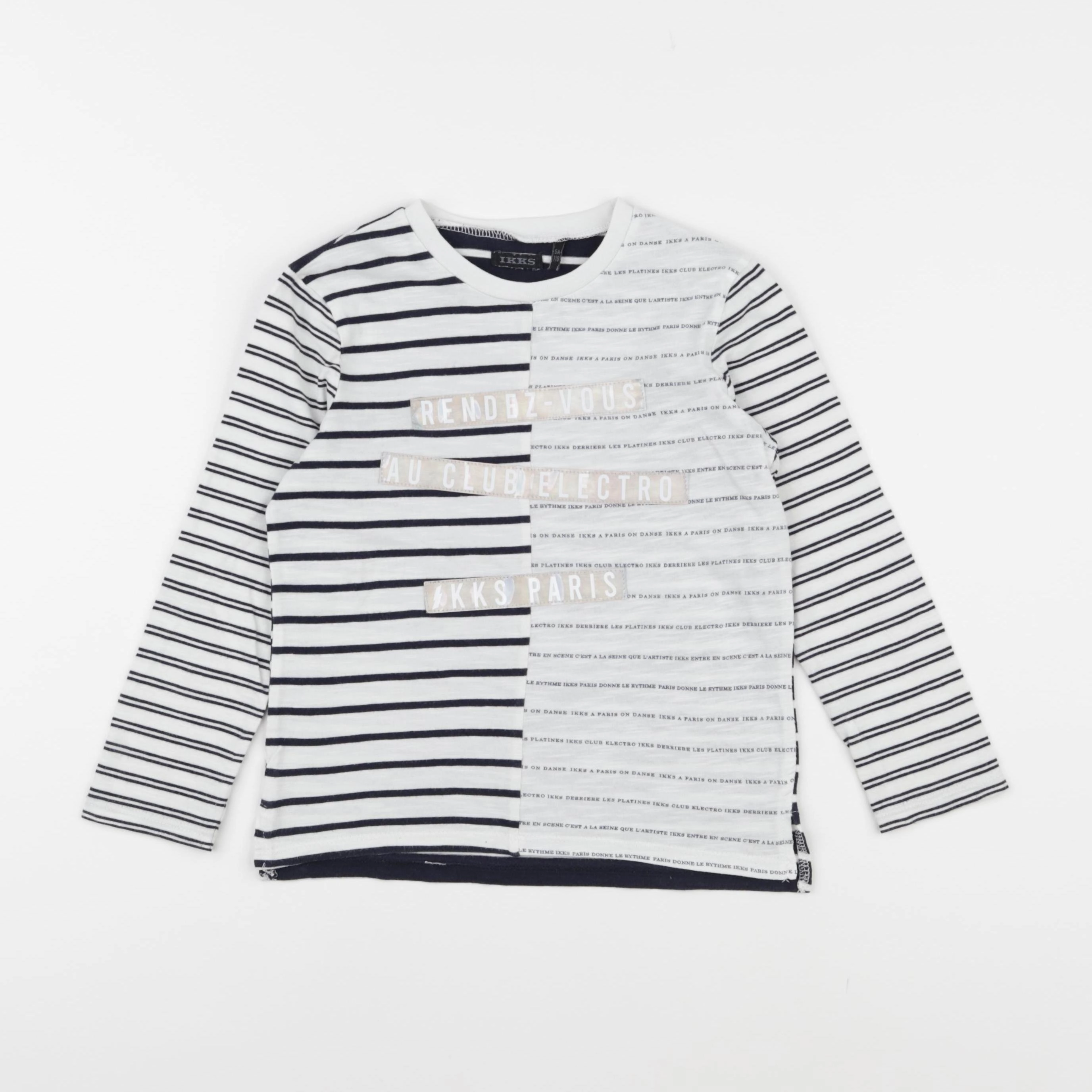 IKKS - tee-shirt blanc - 5 ans