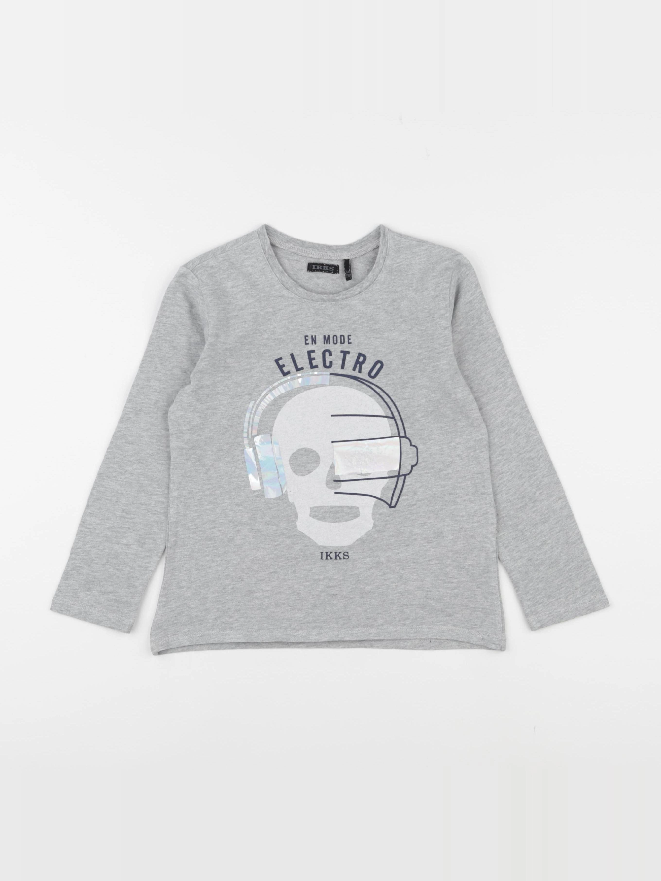 IKKS - tee-shirt gris - 5 ans