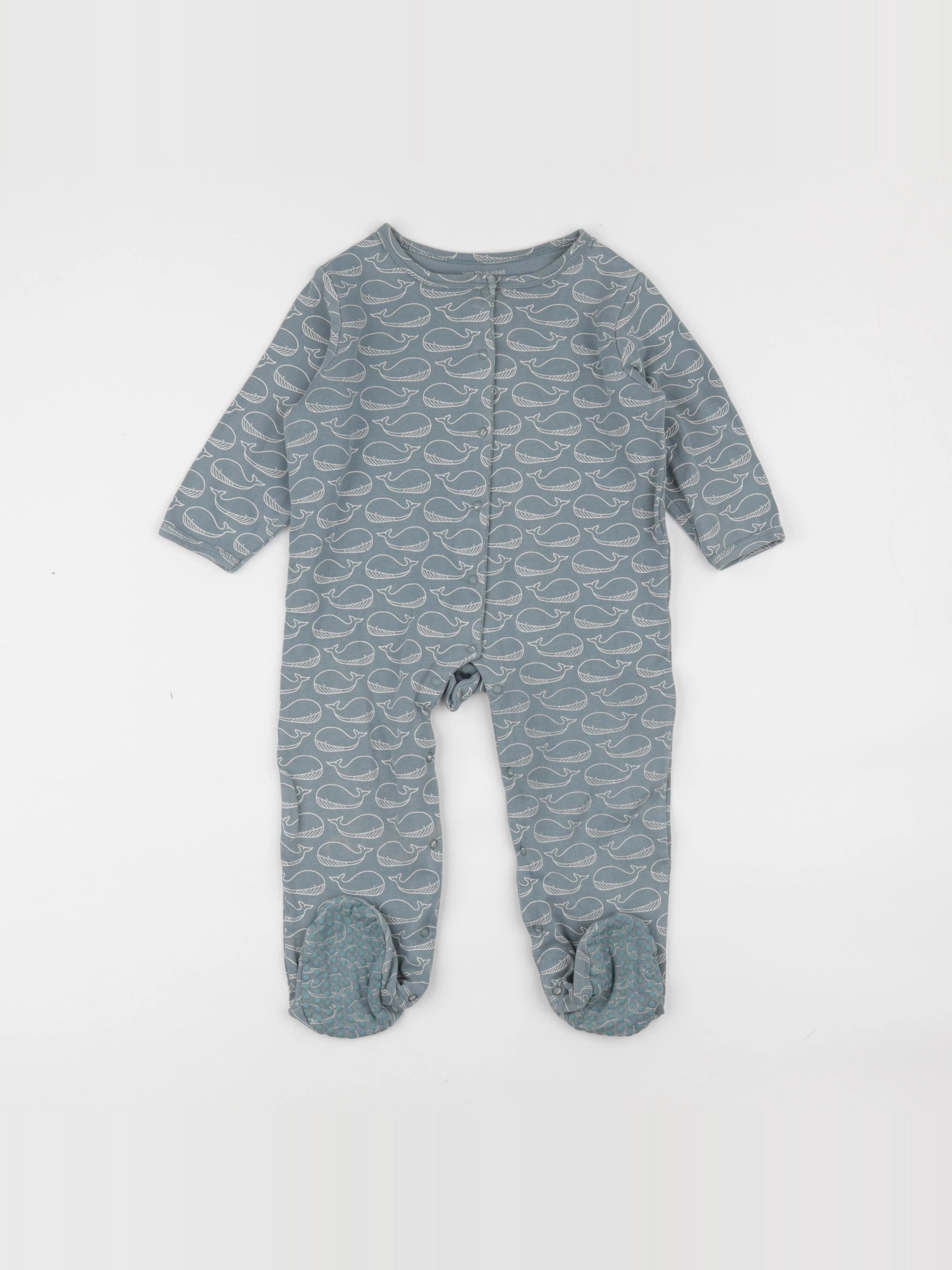 Vertbaudet - pyjama coton vert - 2 ans