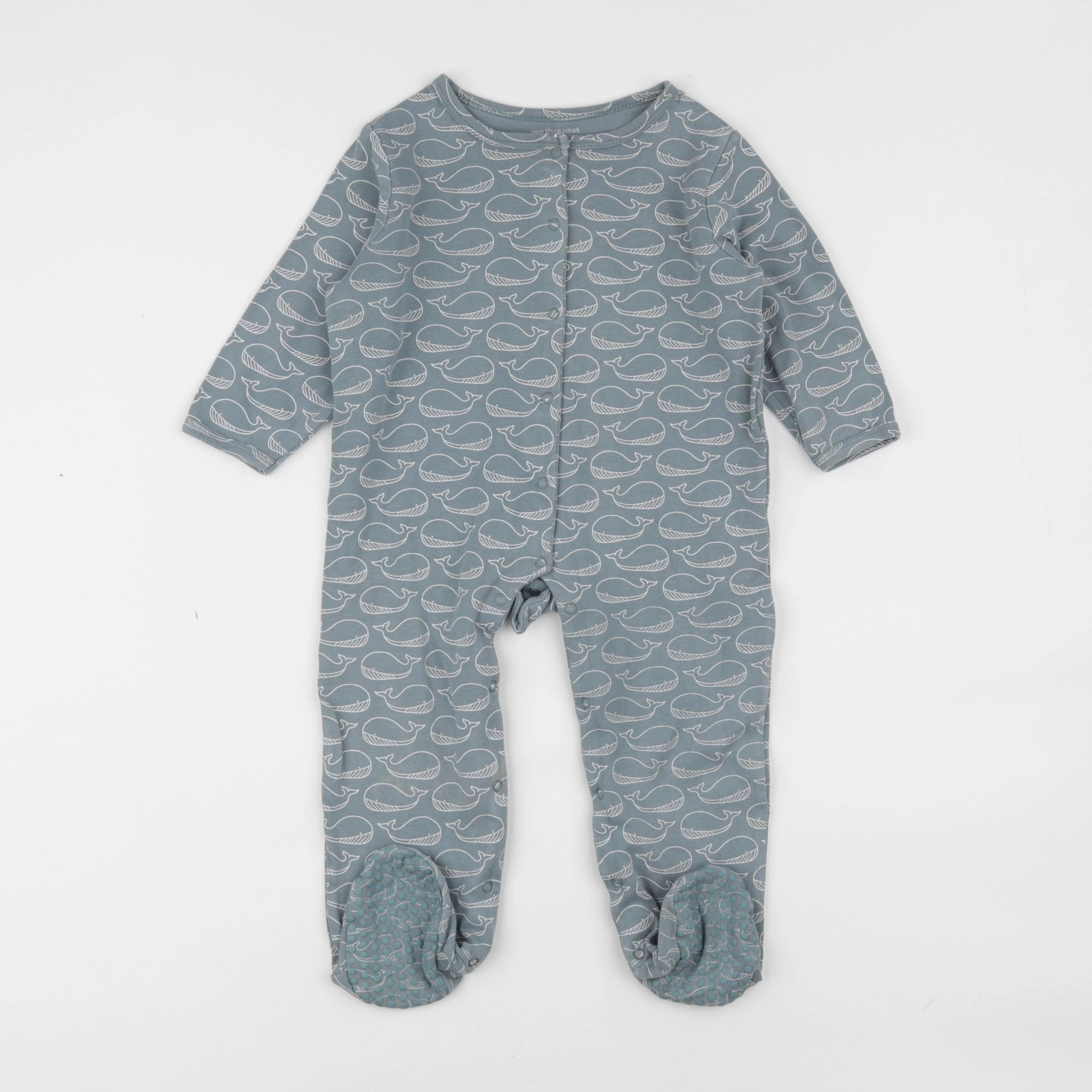 Vertbaudet - pyjama coton vert - 2 ans