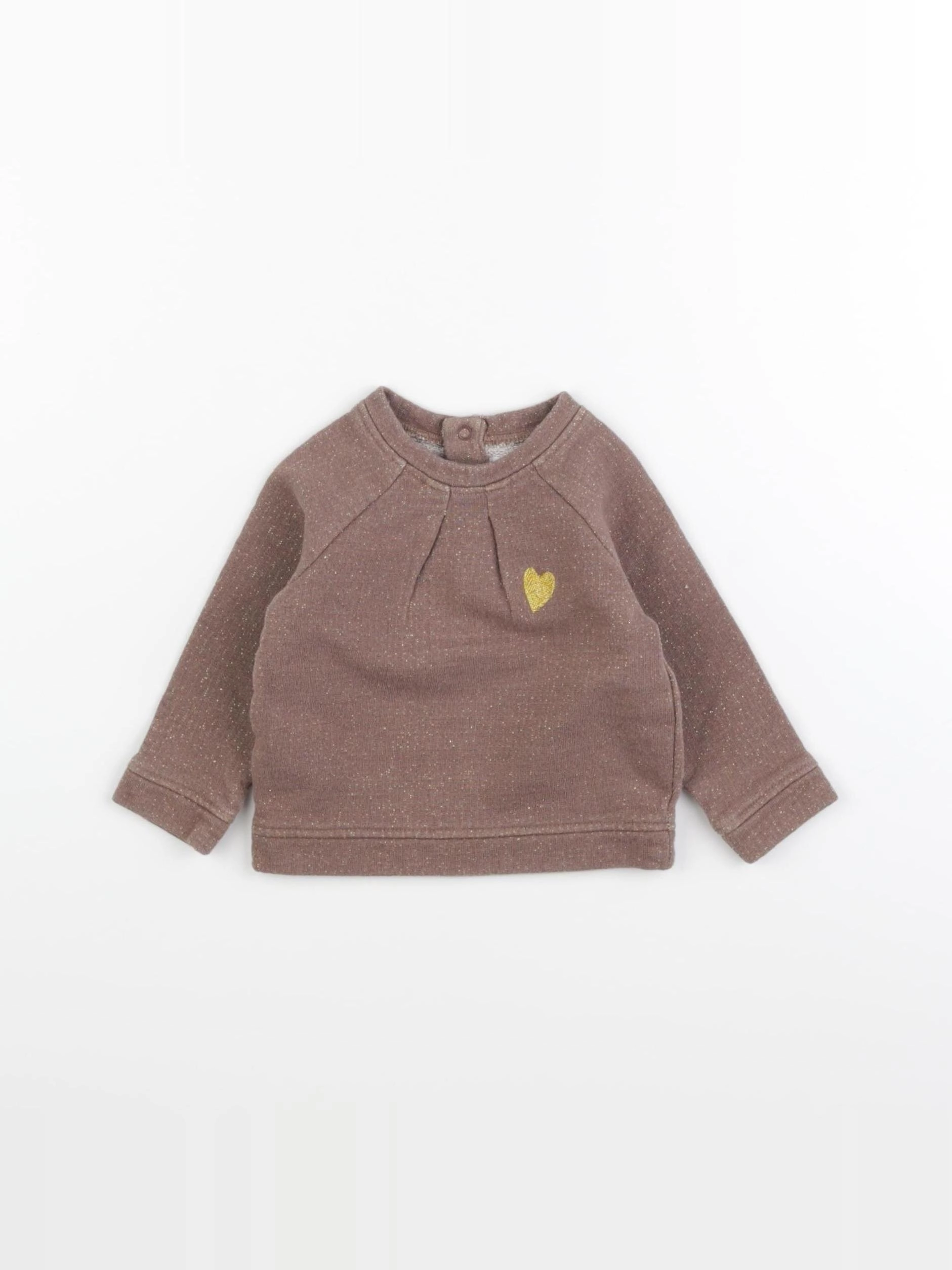 Boutchou - sweat marron - 6 mois