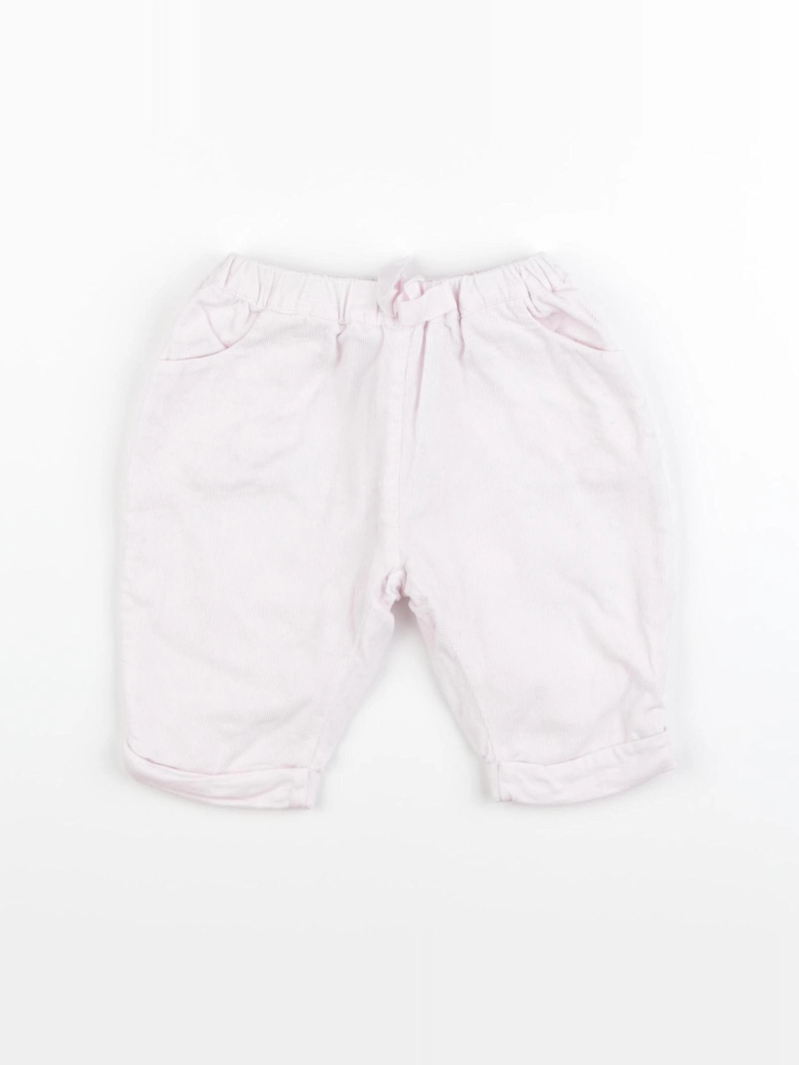 Jacadi - pantalon doublé rose - 6 mois