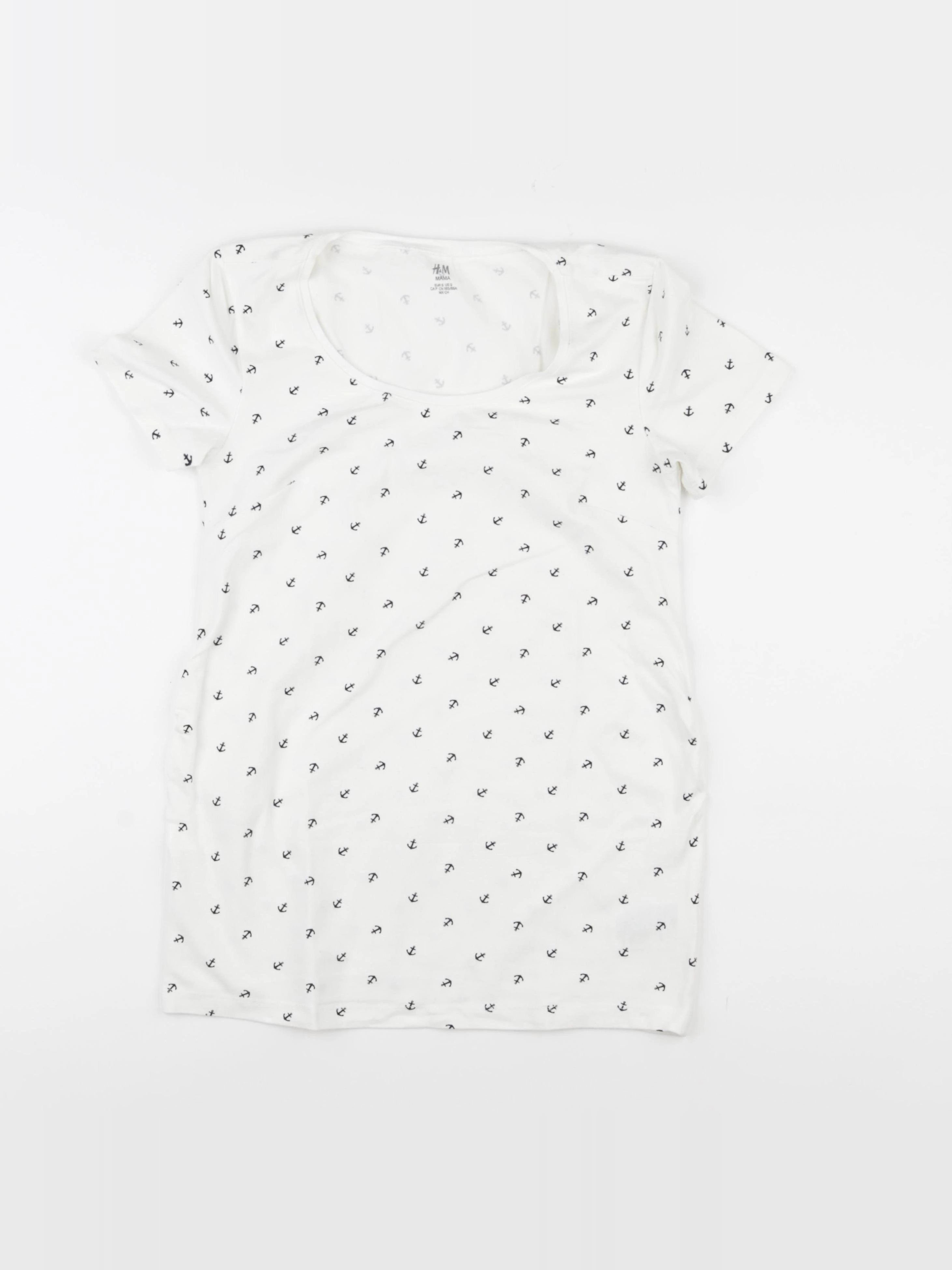 H&M - tee-shirt grossesse blanc - s