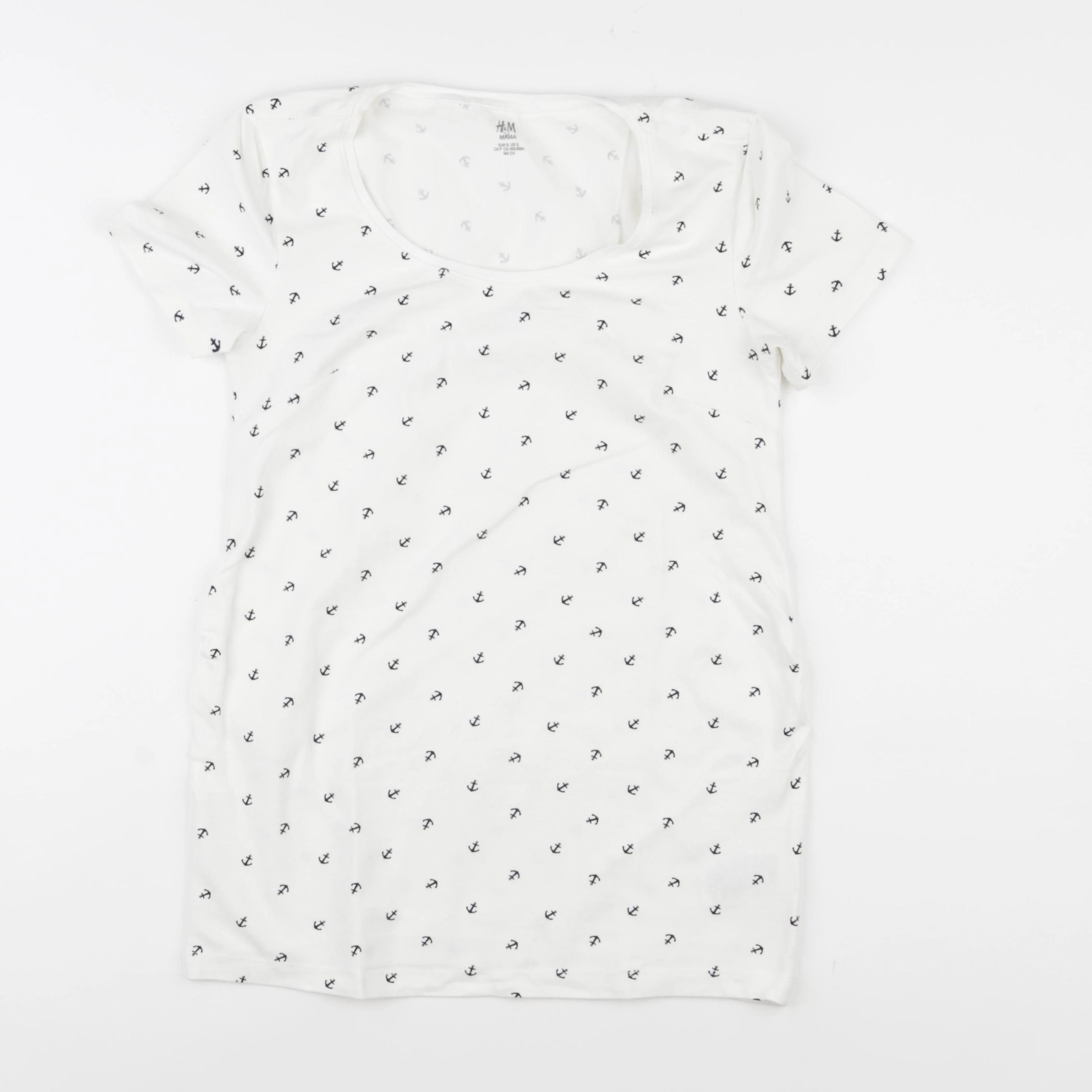 H&M - tee-shirt grossesse blanc - s