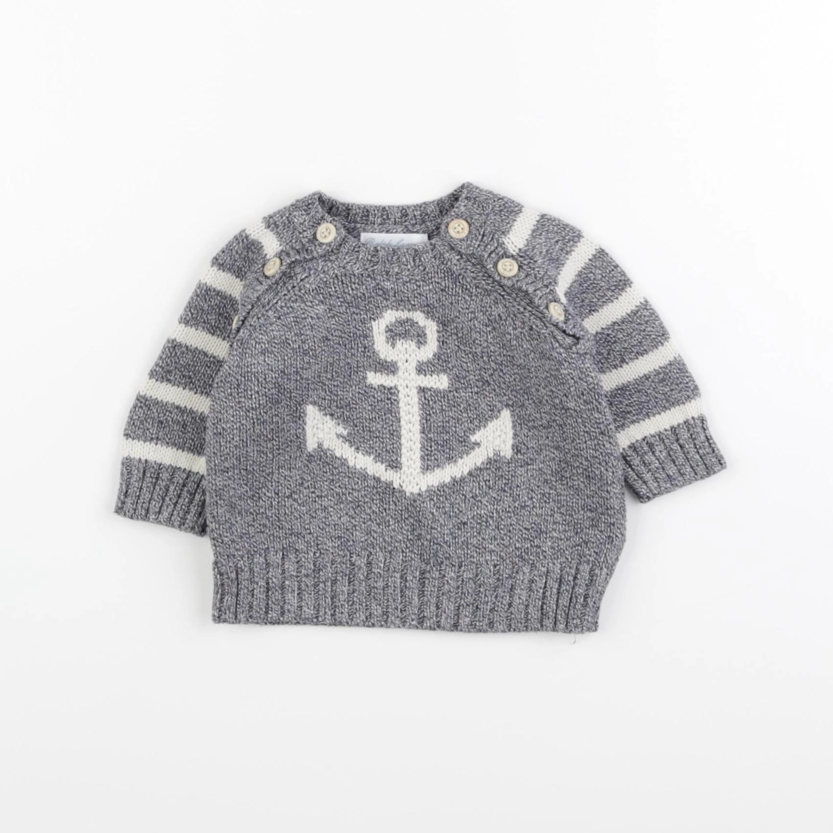 Ralph Lauren - pull bleu - 3 mois