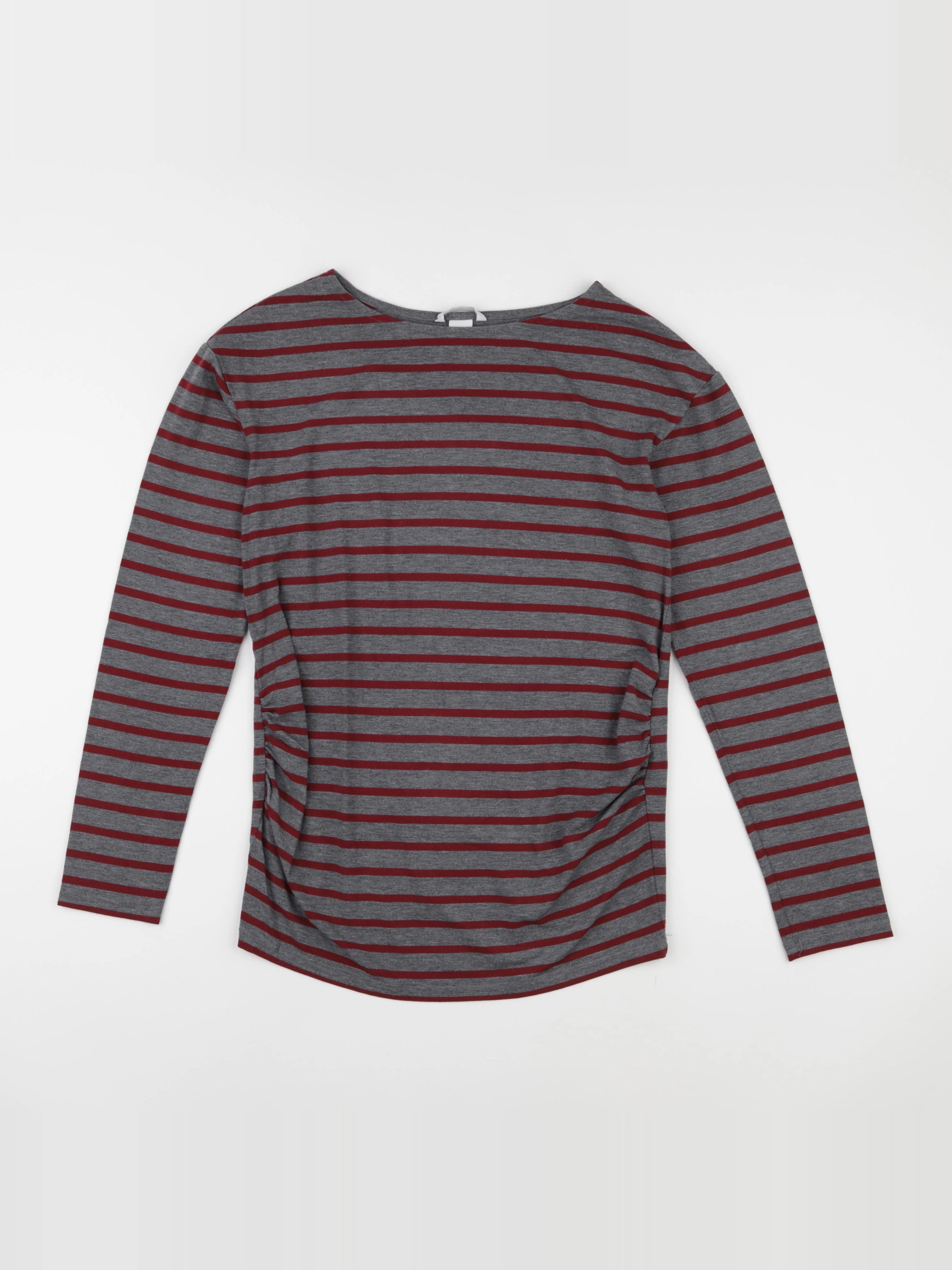 H&M - tee-shirt grossesse gris - s