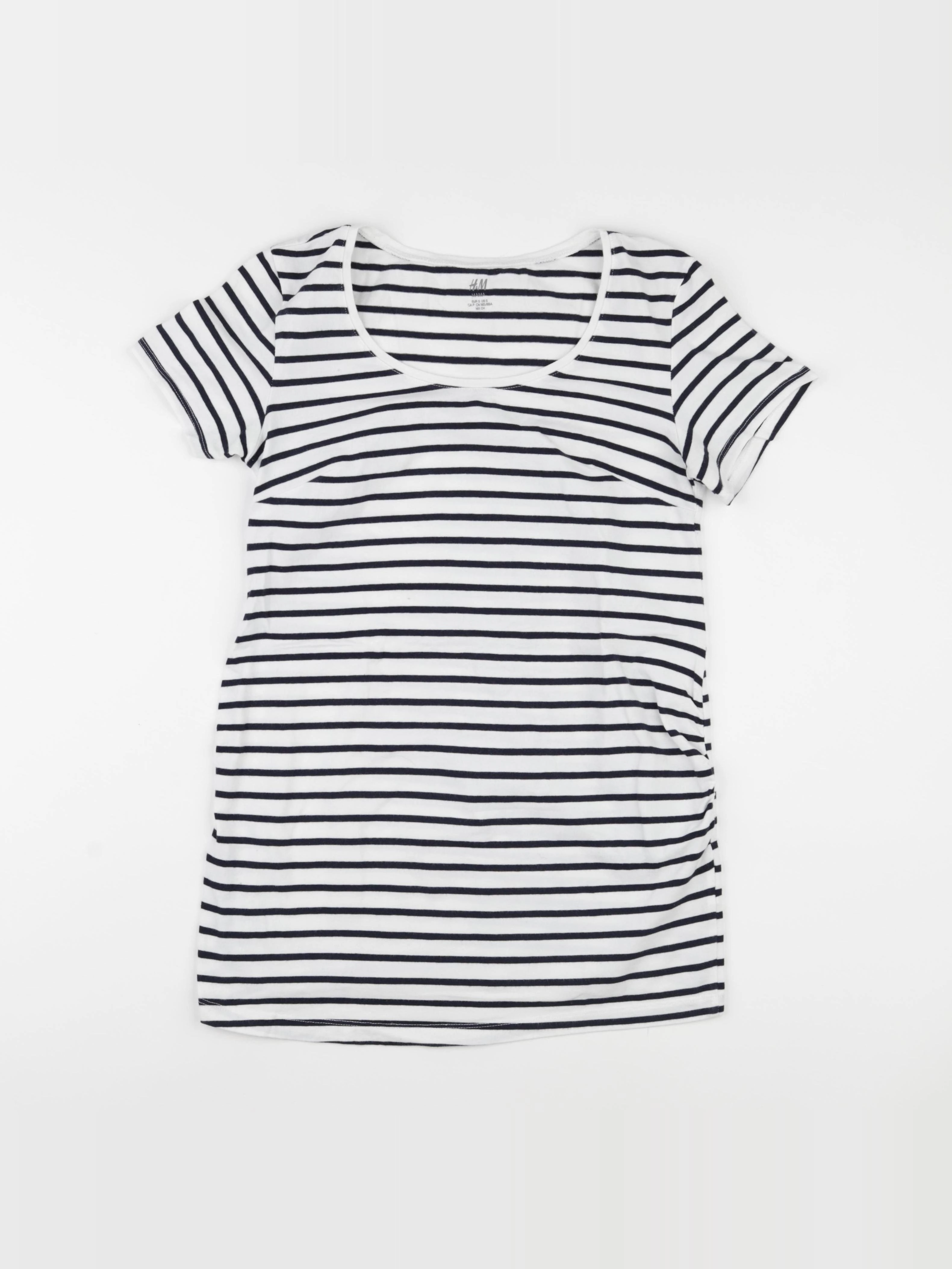 H&M - tee-shirt grossesse blanc - s