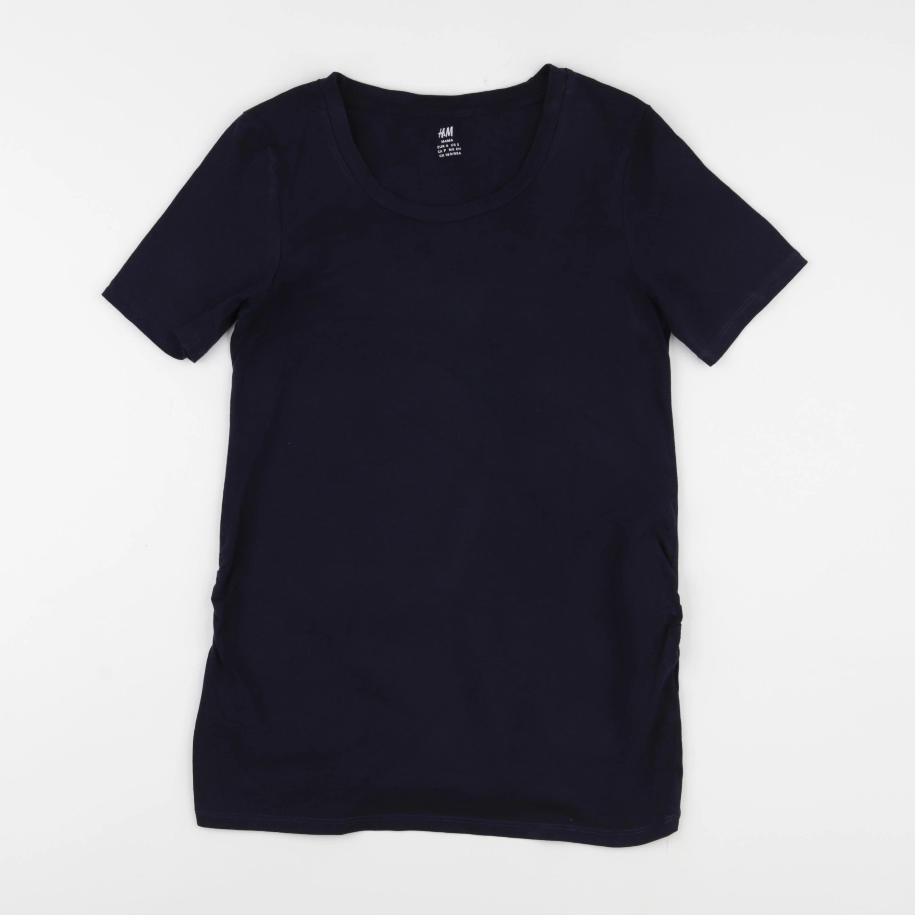 H&M - tee-shirt grossesse bleu - s