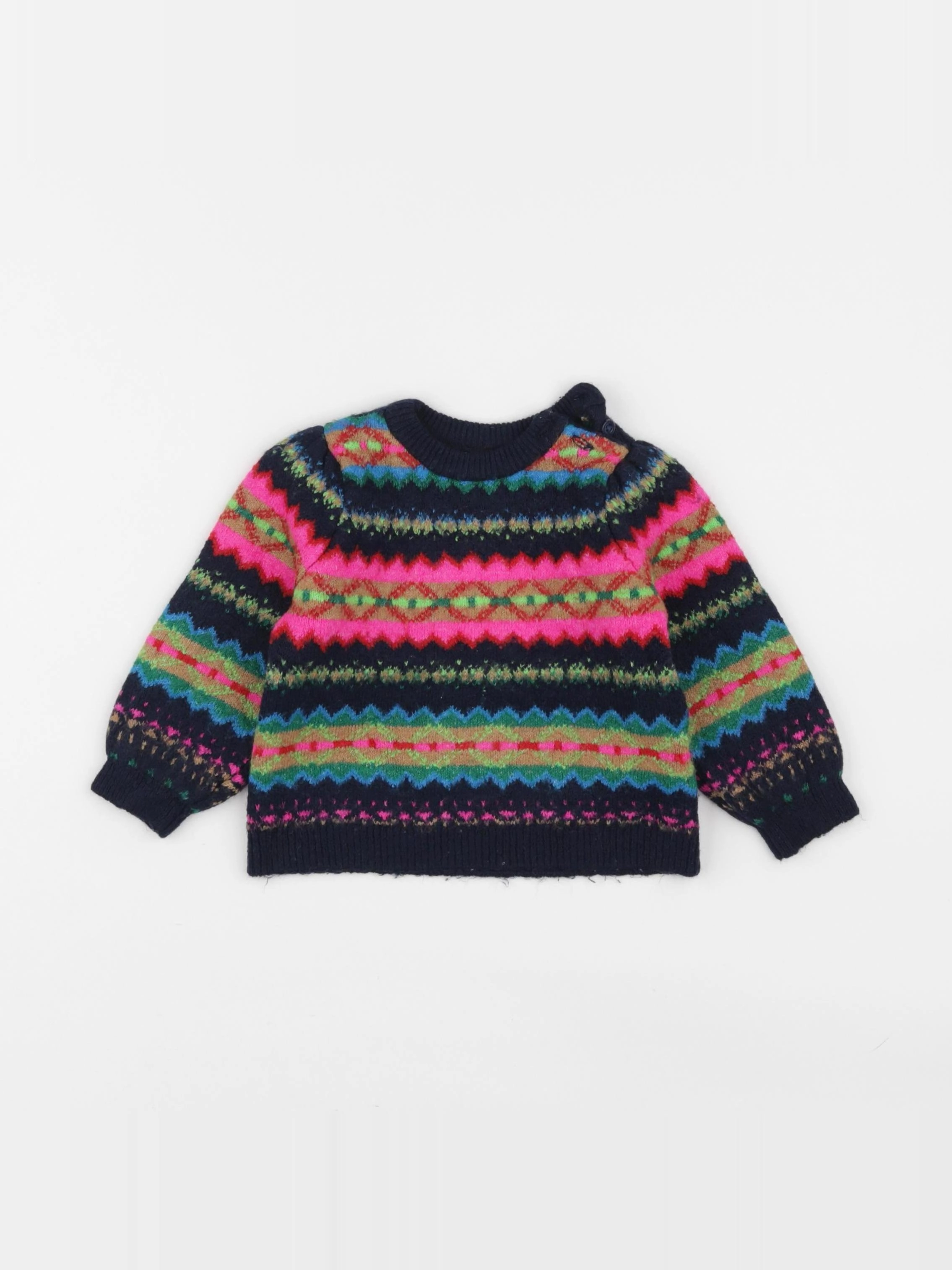 GAP - pull multicolore - 6/12 mois