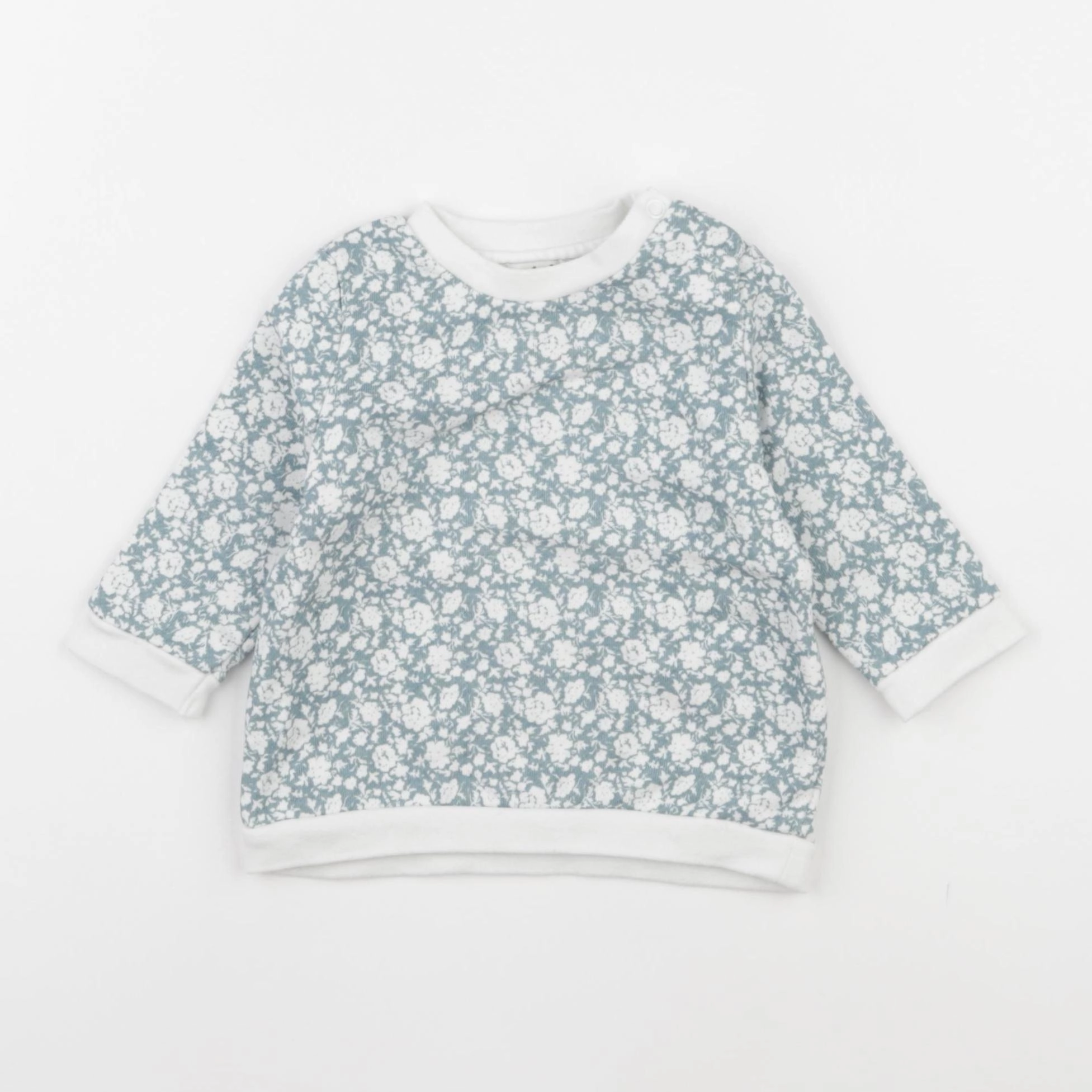 Cyrillus - sweat bleu - 6 mois
