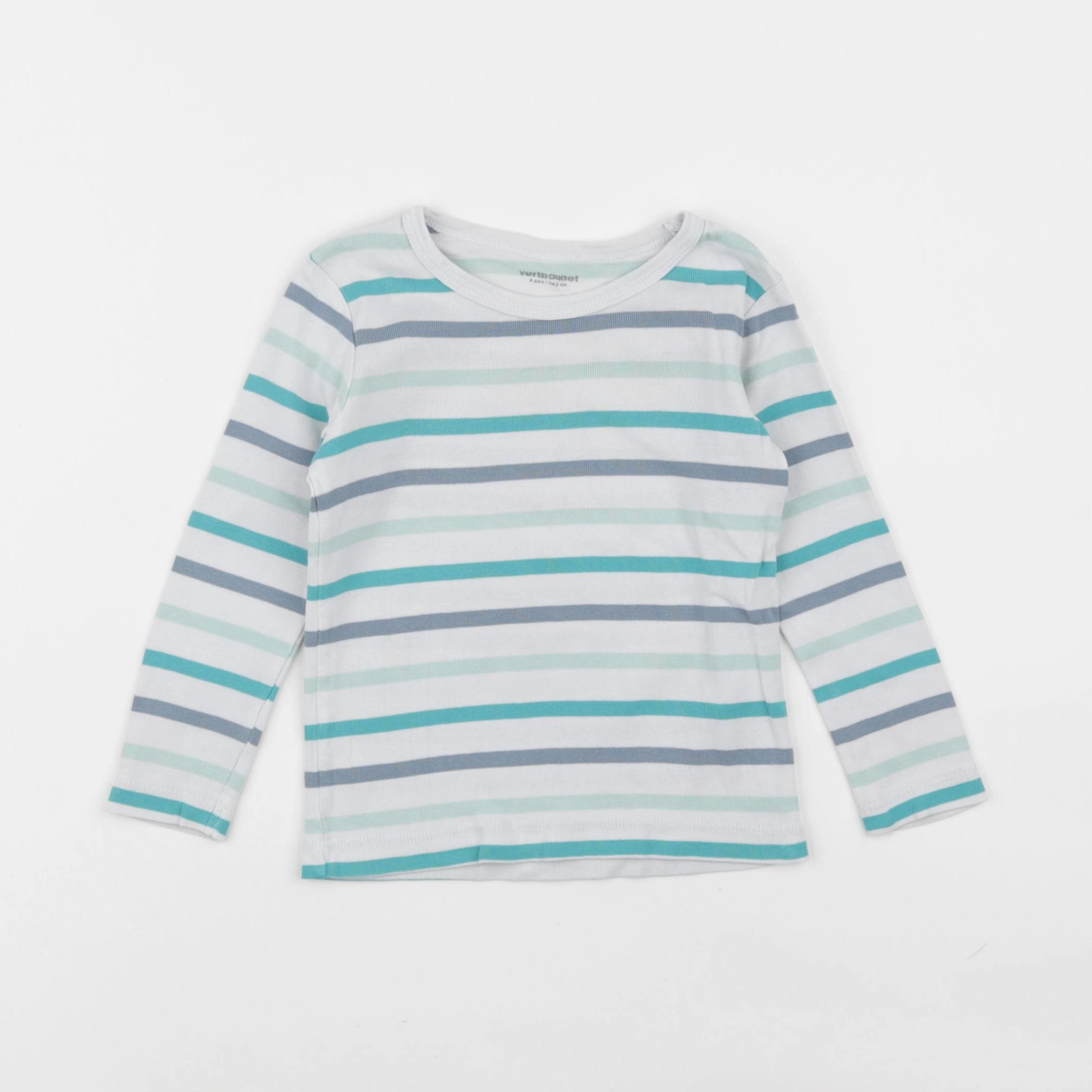 Vertbaudet - maillot de corps bleu - 4 ans