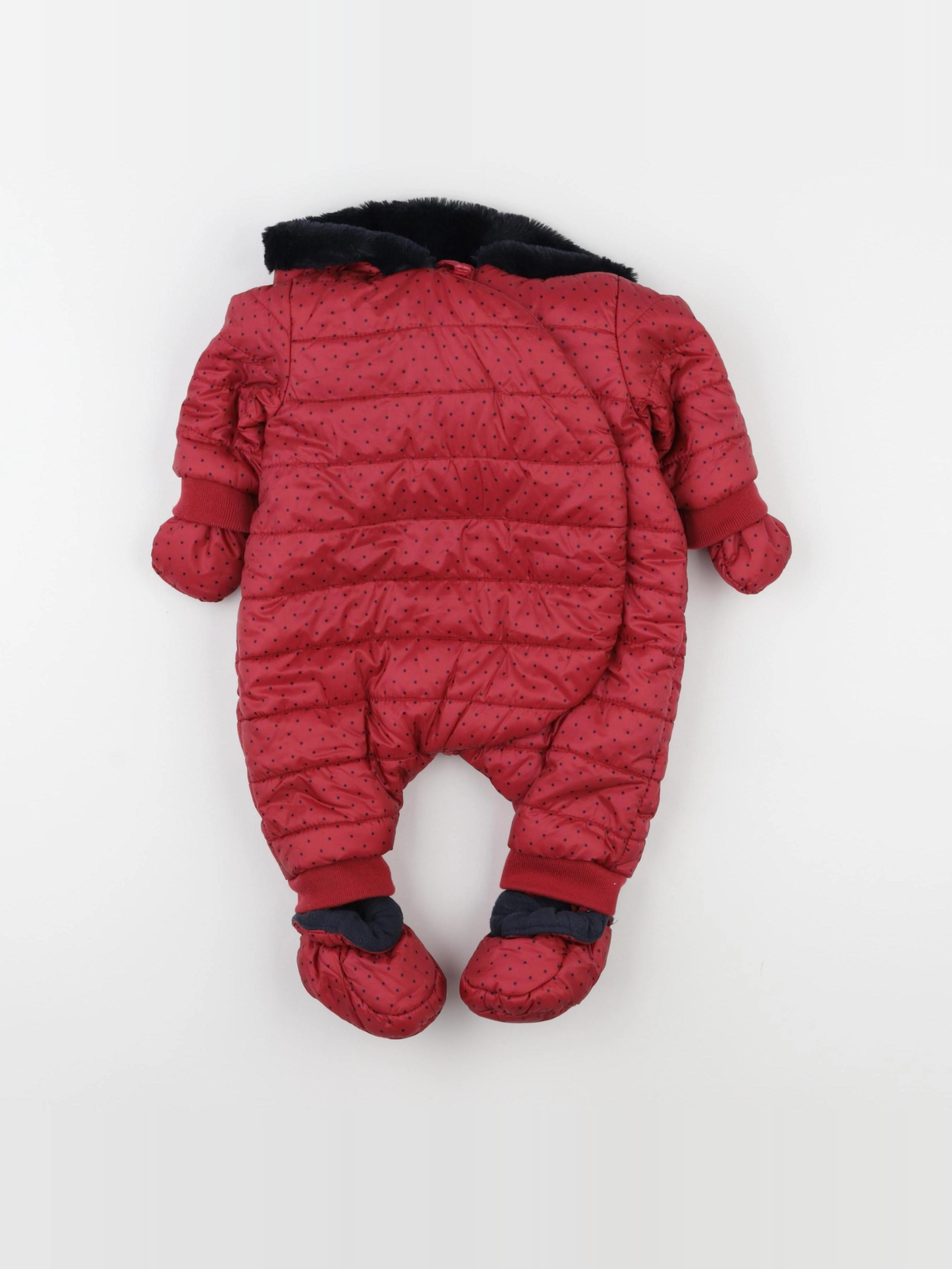 Boutchou - combi-pilote rouge - 3 mois