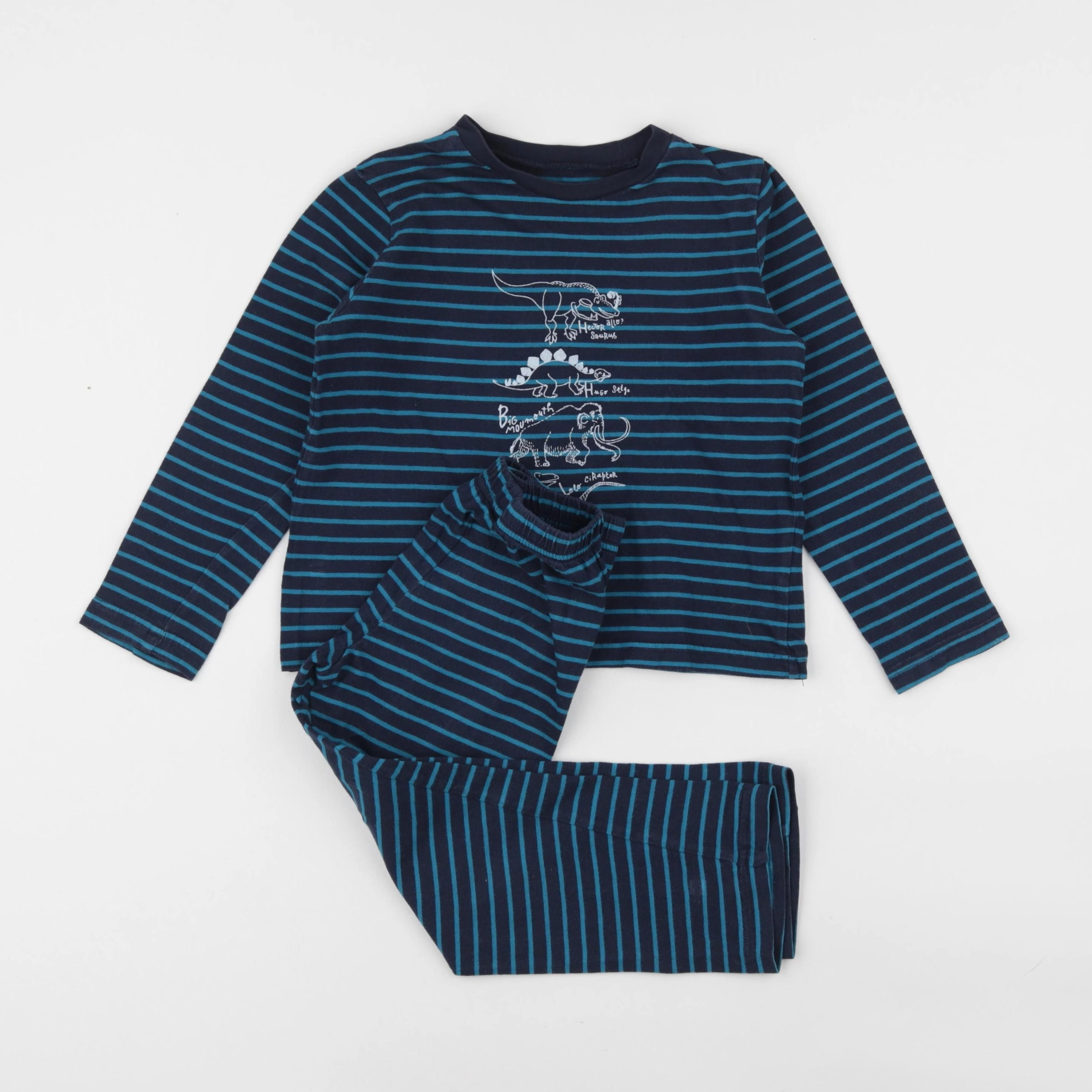 Vertbaudet - pyjama coton bleu - 5 ans