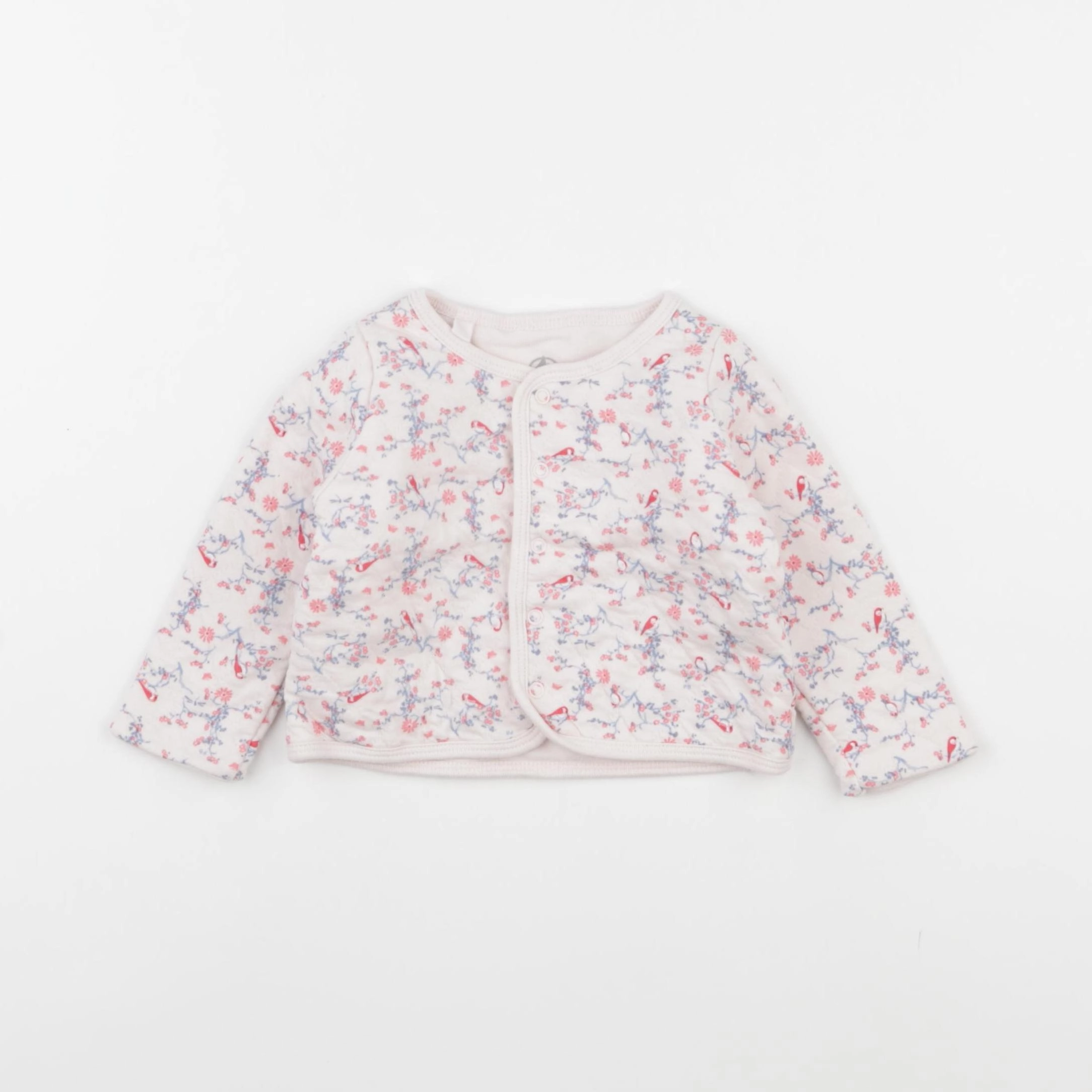 Petit Bateau - sweat rose - 6 mois