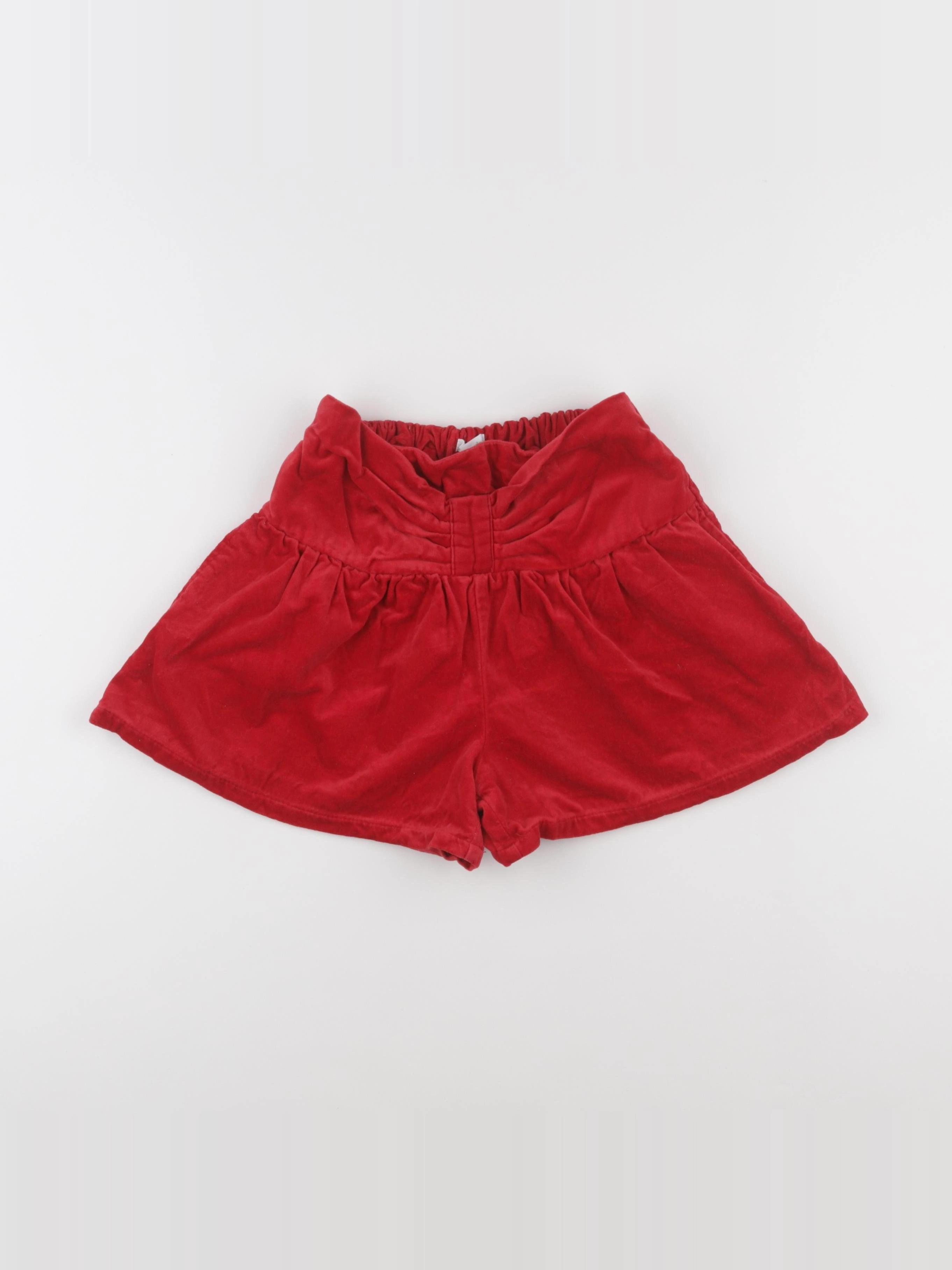 Vertbaudet - short rouge - 10 ans