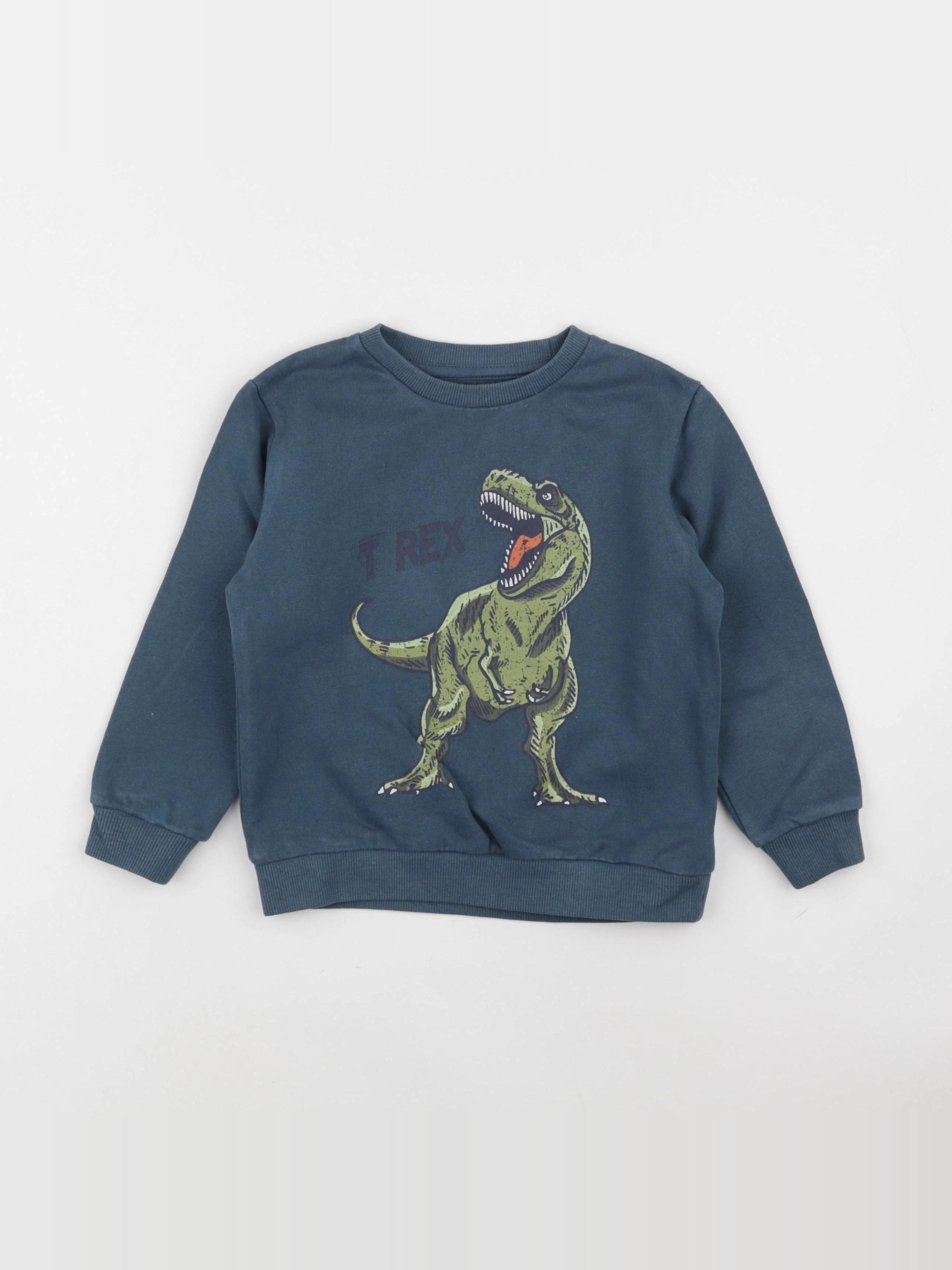 Vertbaudet - sweat bleu - 5 ans