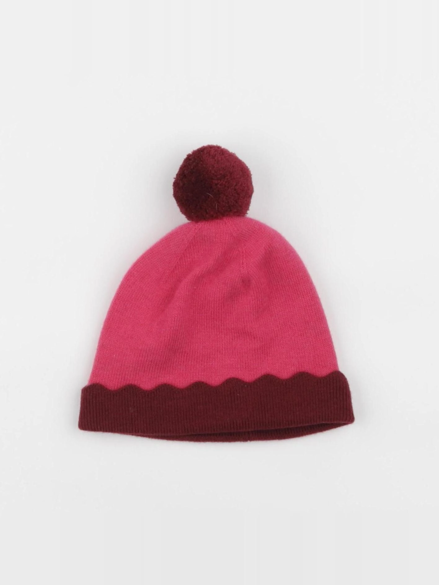 Jacadi - bonnet rose - 24/36 mois