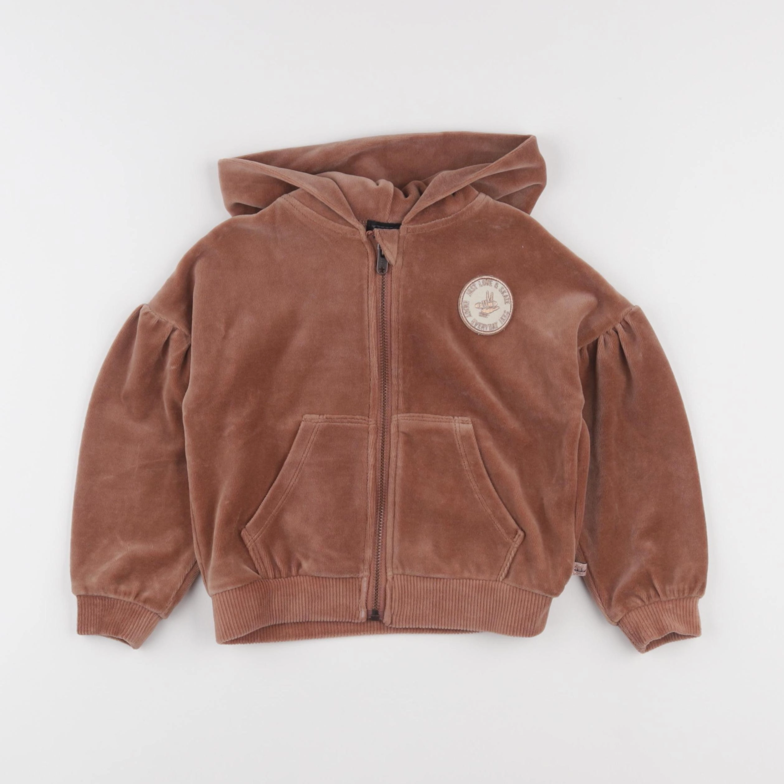 IKKS - sweat marron - 4 ans