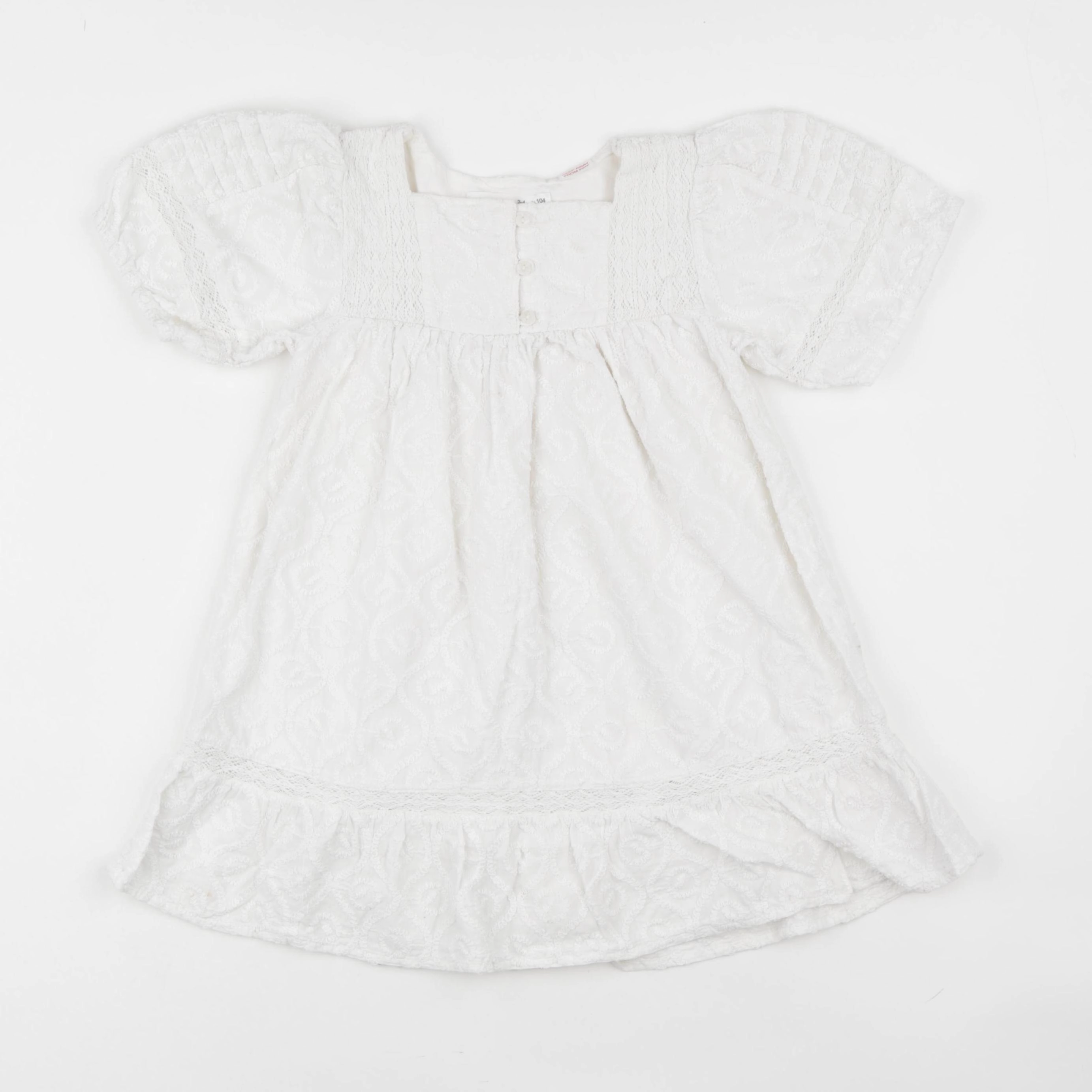 Zara - robe blanc - 3/4 ans