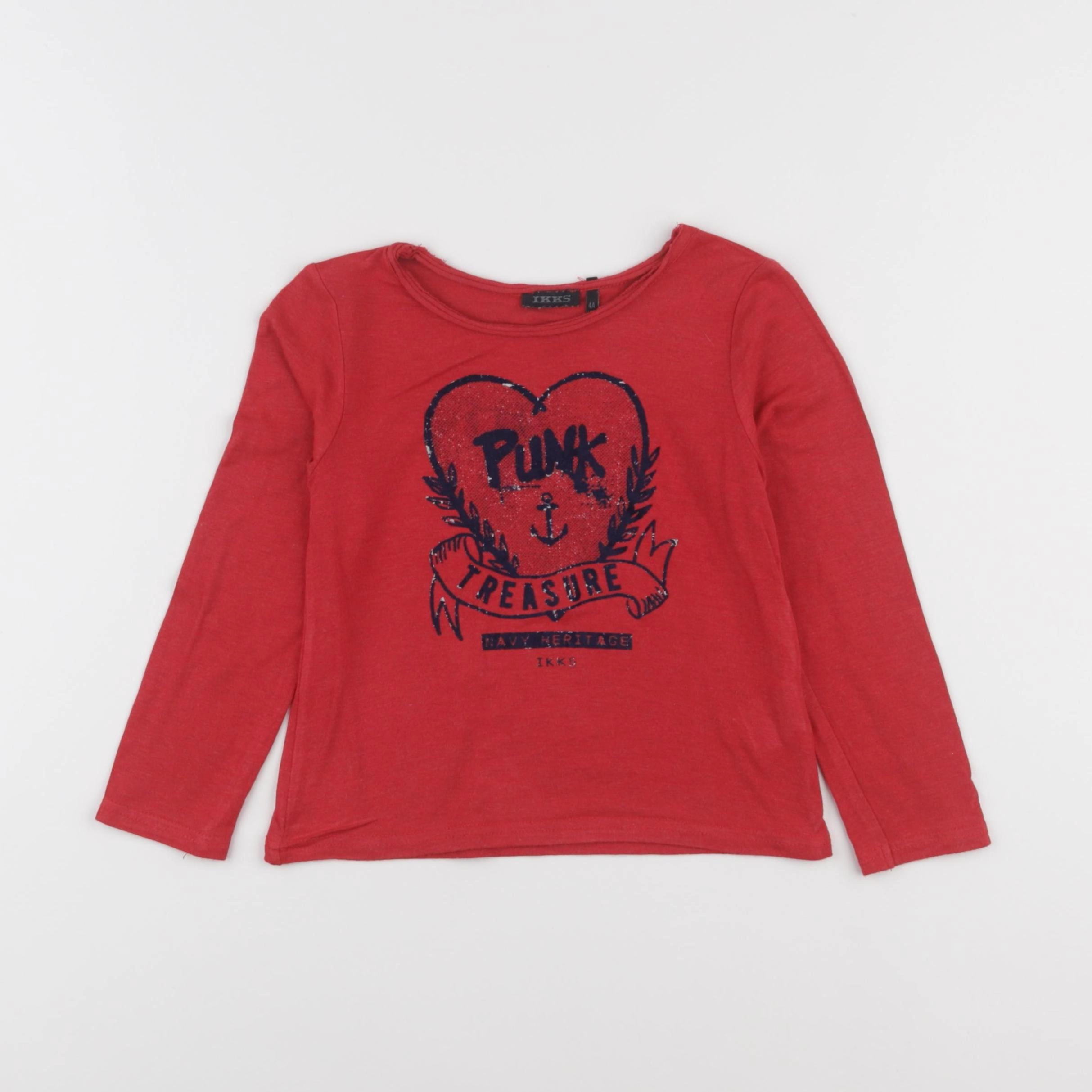 IKKS - tee-shirt rouge - 4 ans