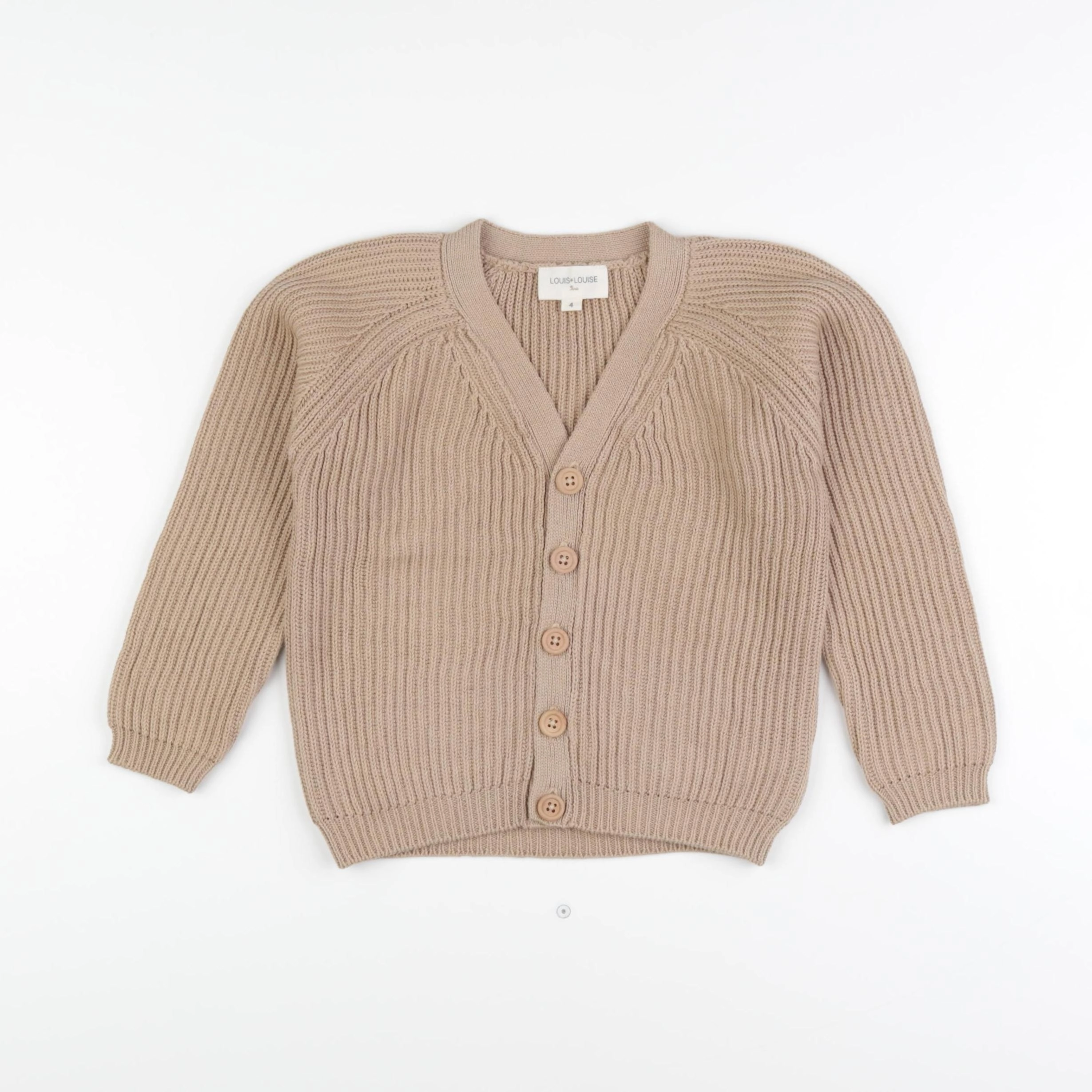Louis Louise - gilet beige - 4 ans