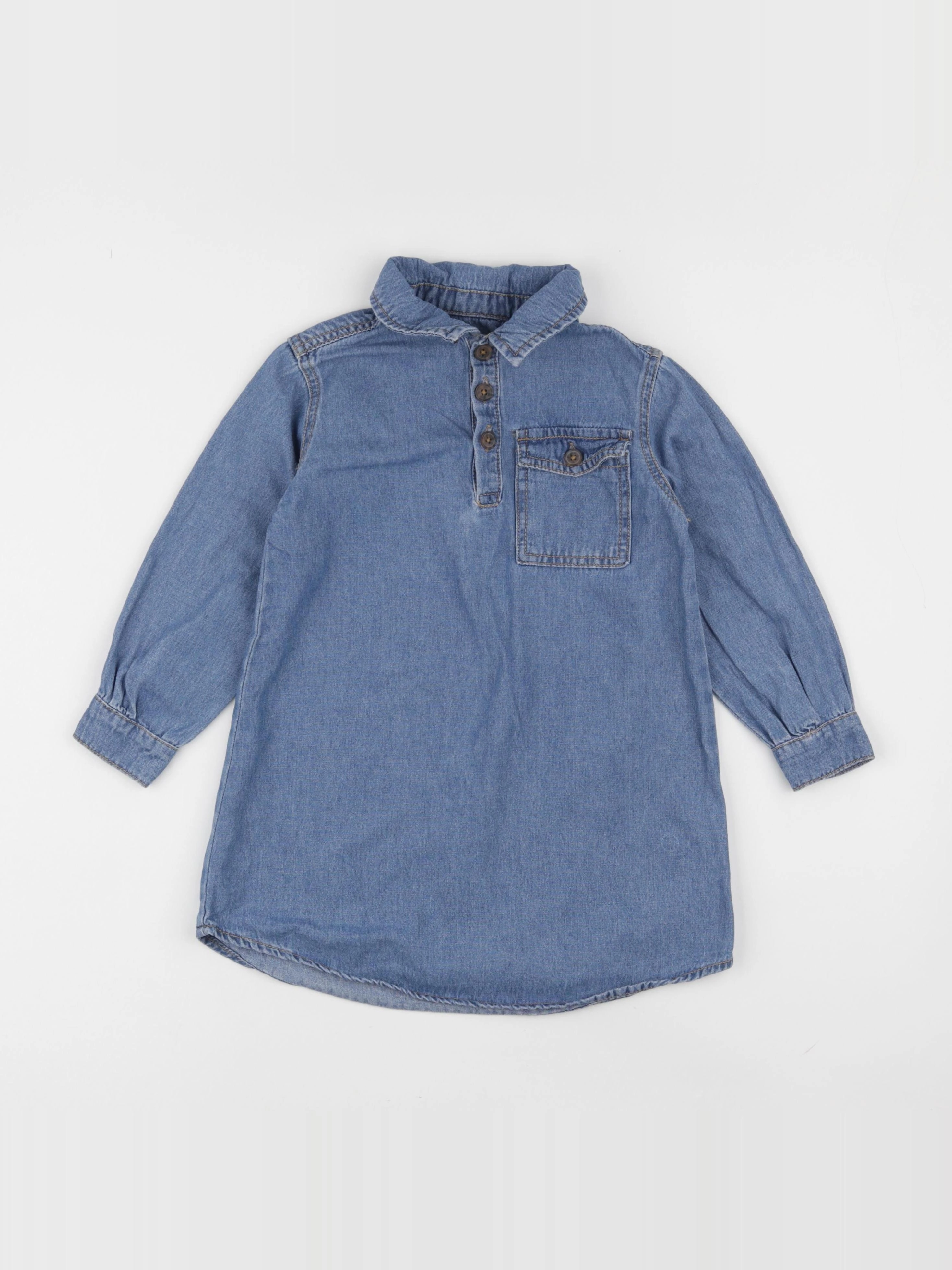 Vertbaudet - robe bleu - 5 ans