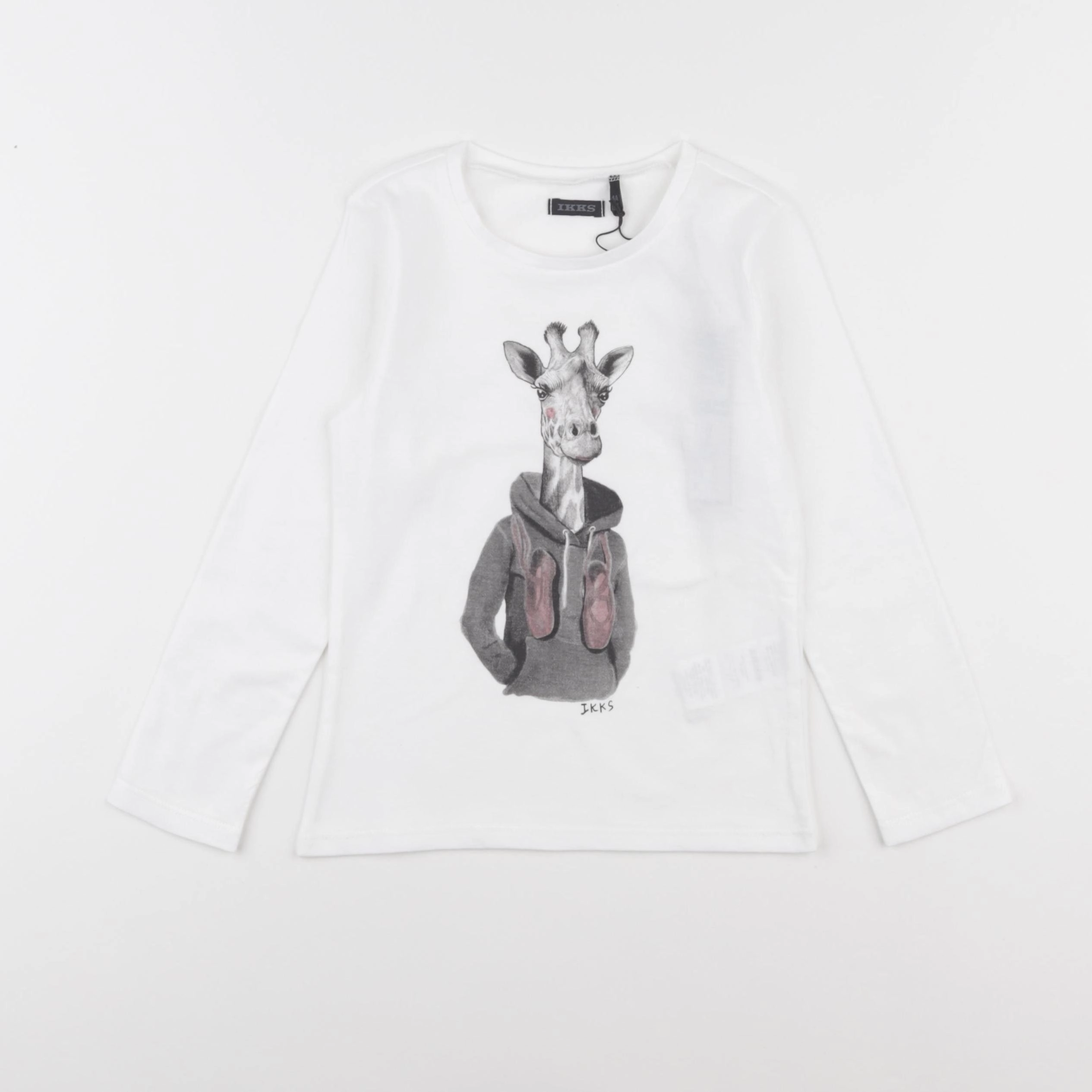 IKKS - tee-shirt blanc - 4 ans