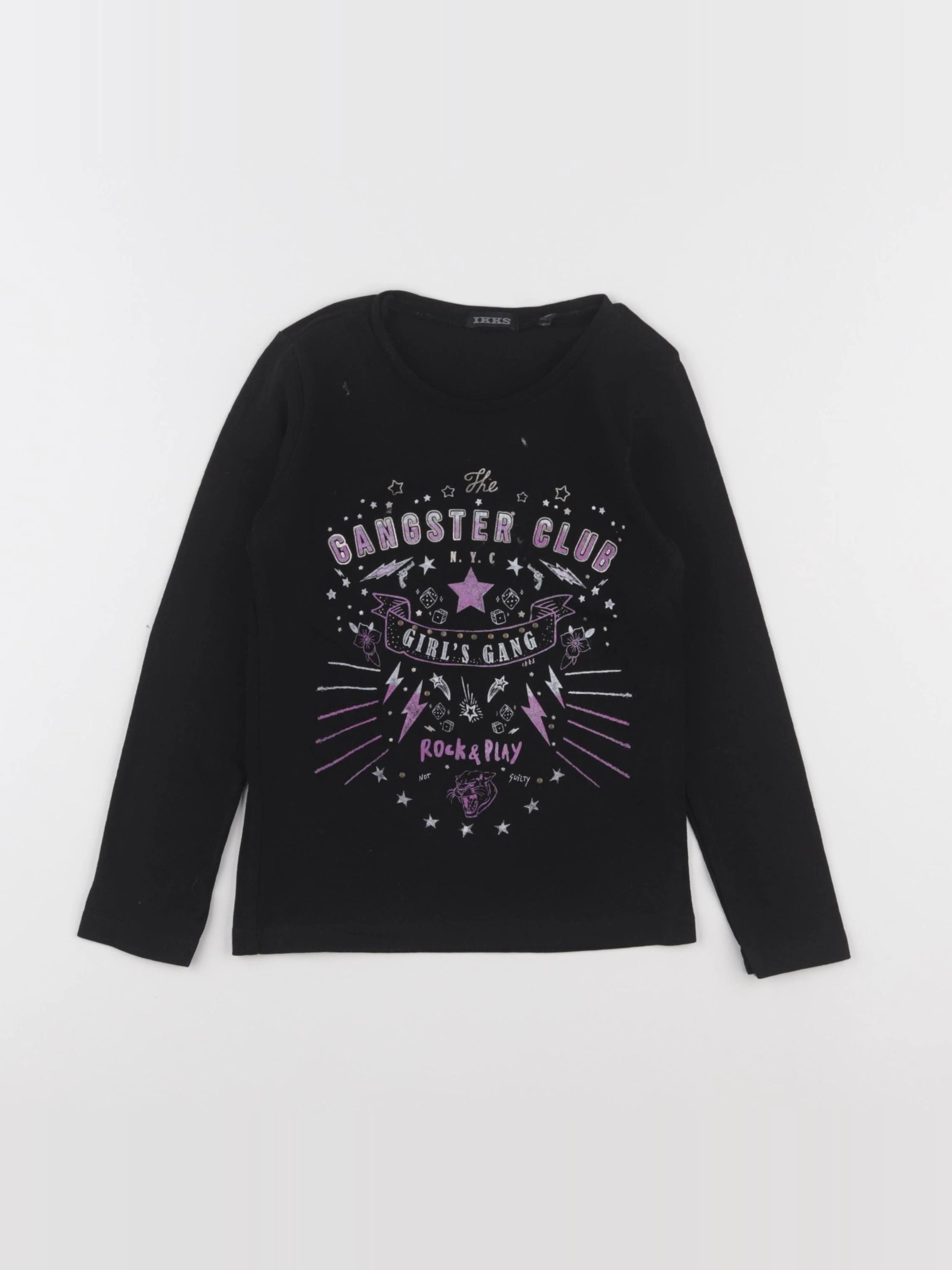 IKKS - tee-shirt noir - 4 ans